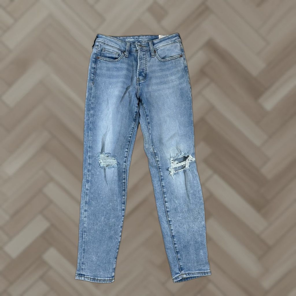 Old Navy **O.G. Straight High Rise Blue Jeans Women’s Size 0** User: Vintage O.G. Straight High Rise Blue Jeans Women’s Size 0 Size 25" / US 0 / IT 36 - 1 Thumbnail