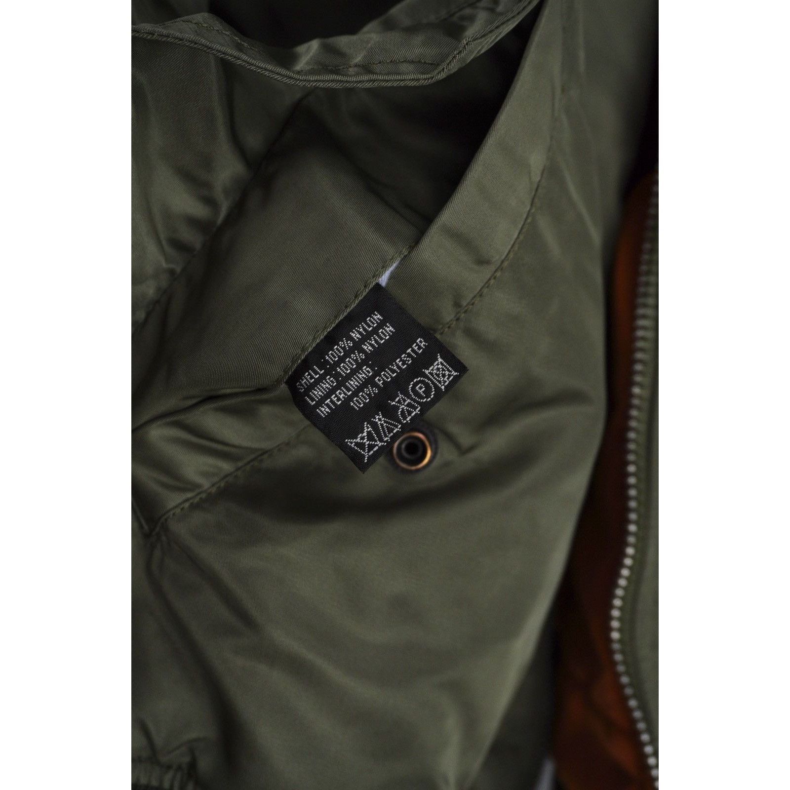 Alpha Industries Alpha industries reversible khaki orange nylon bomber jacket Size US L / EU 52-54 / 3 - 11 Thumbnail