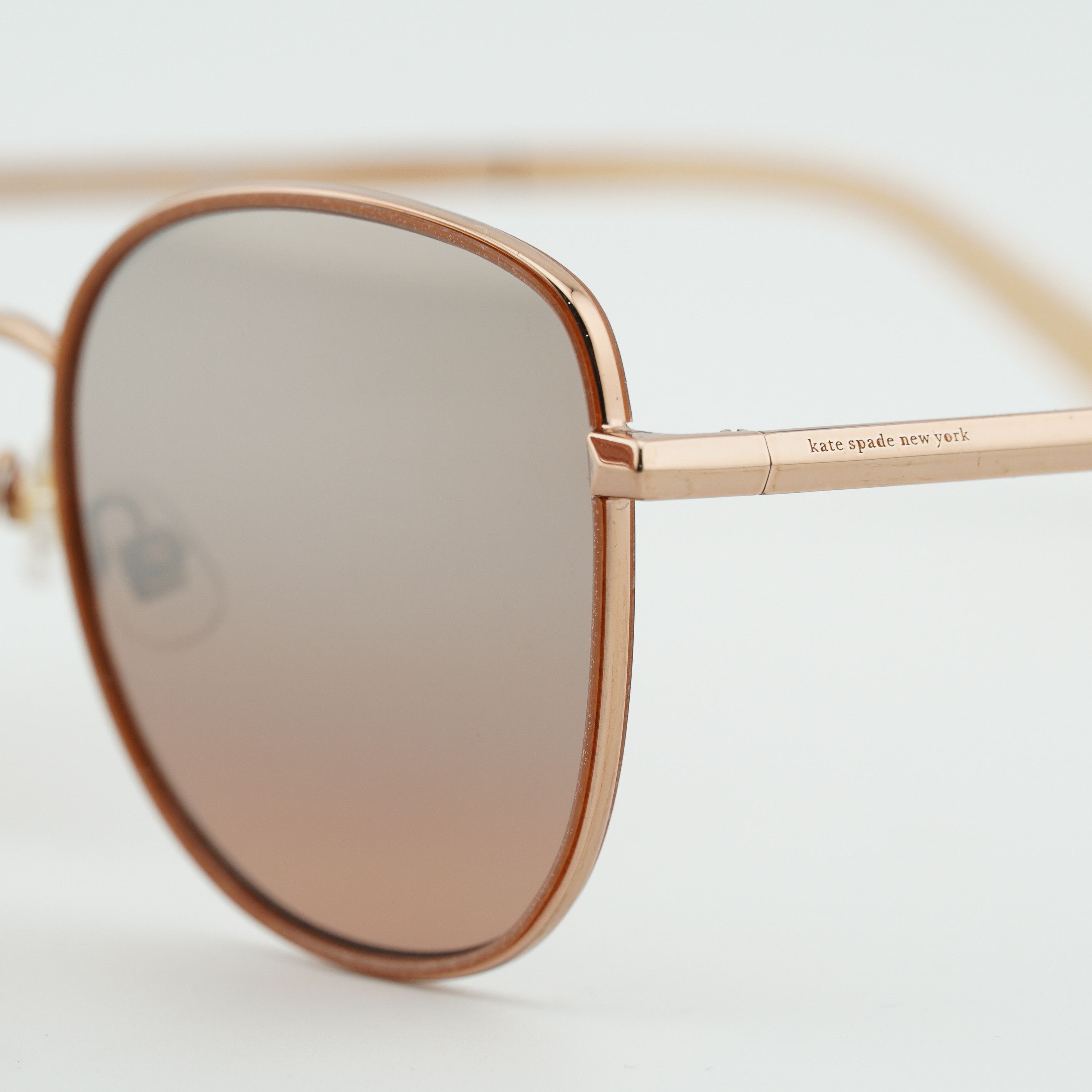 Kate Spade Kate Spade MARYAM/G/S 0AU2 G4 Sunglasses Gold Butterfly Fram Size ONE SIZE - 7 Thumbnail