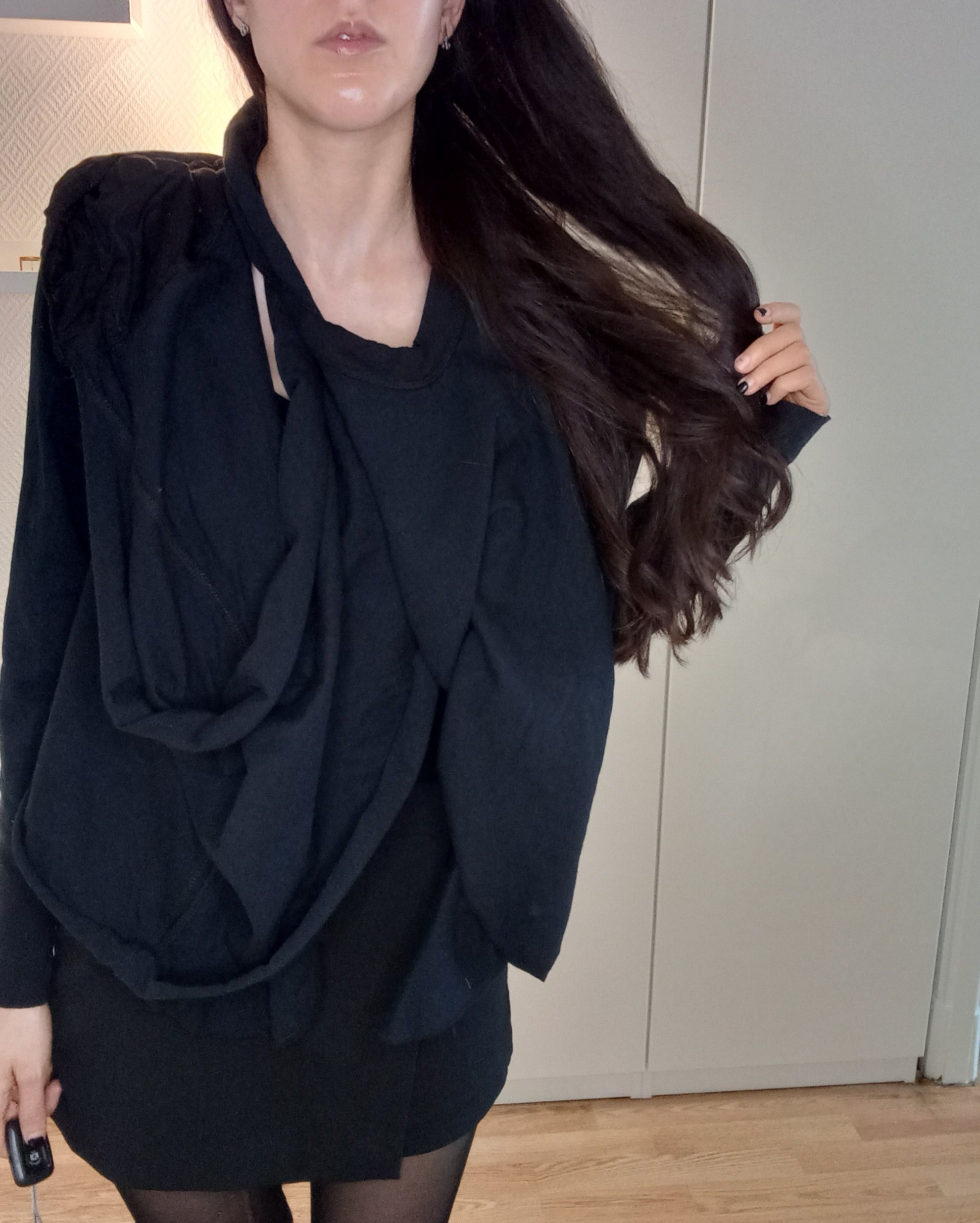 Barbara I Gongini Barbara Gongini Deconstructed Hooded Cape Jacket Size M / US 6-8 / IT 42-44 - 3 Thumbnail