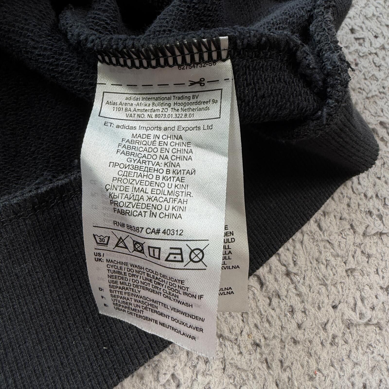 Adidas Adidas Originals Oversized Hoodie Black Trefoil 3 Stripe Y2K Size M / US 6-8 / IT 42-44 - 7 Thumbnail