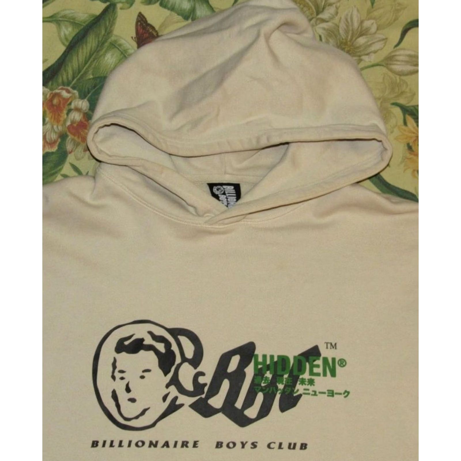 Billionaire Boys Club Billionaire Boys Club Hidden NY Hoodie Large Pullover Mens Beige XS? Size US L / EU 52-54 / 3 - 2 Thumbnail