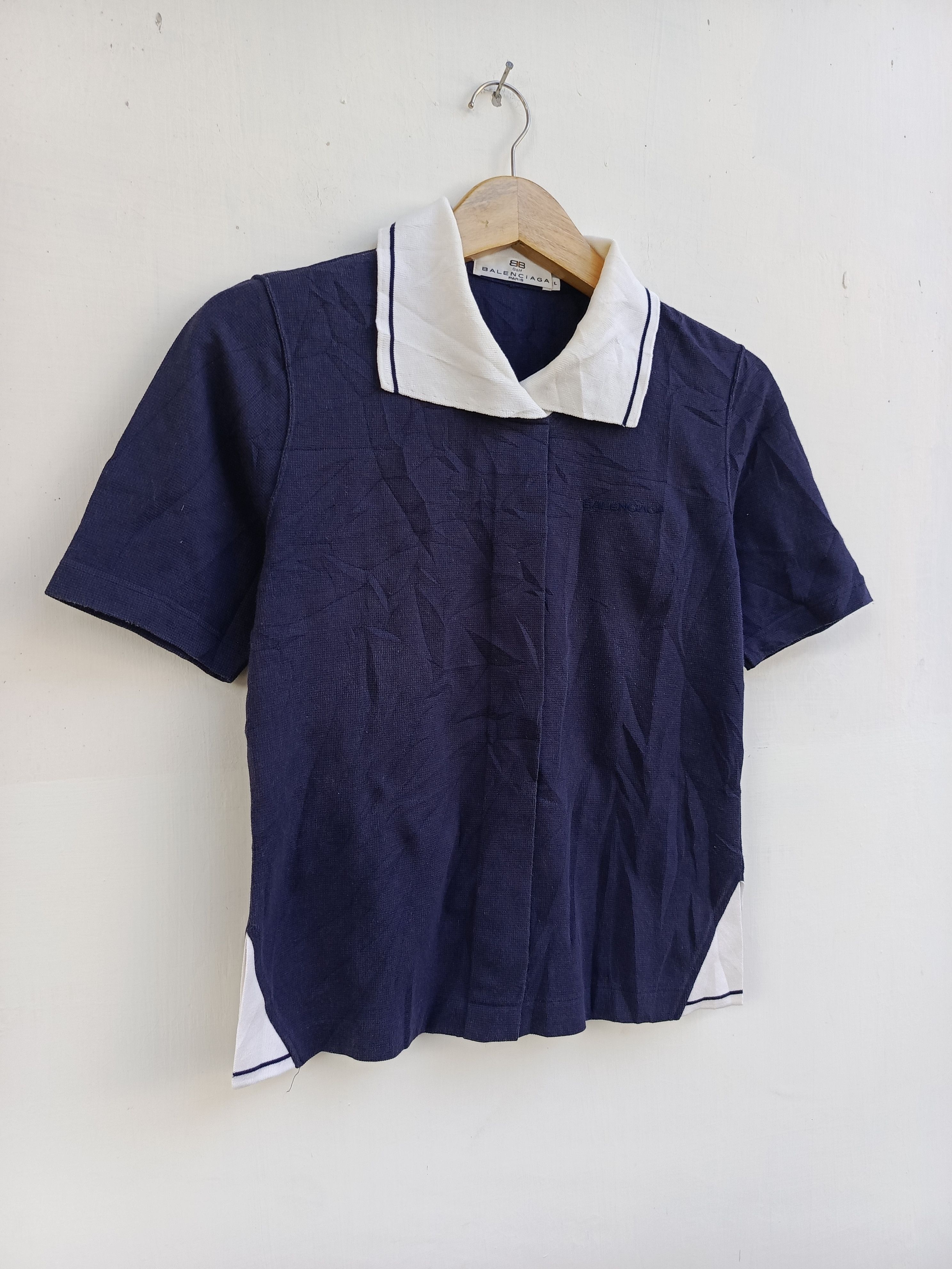 Balenciaga Balenciaga Paris golf shirt Size L / US 10 / IT 46 - 3 Thumbnail