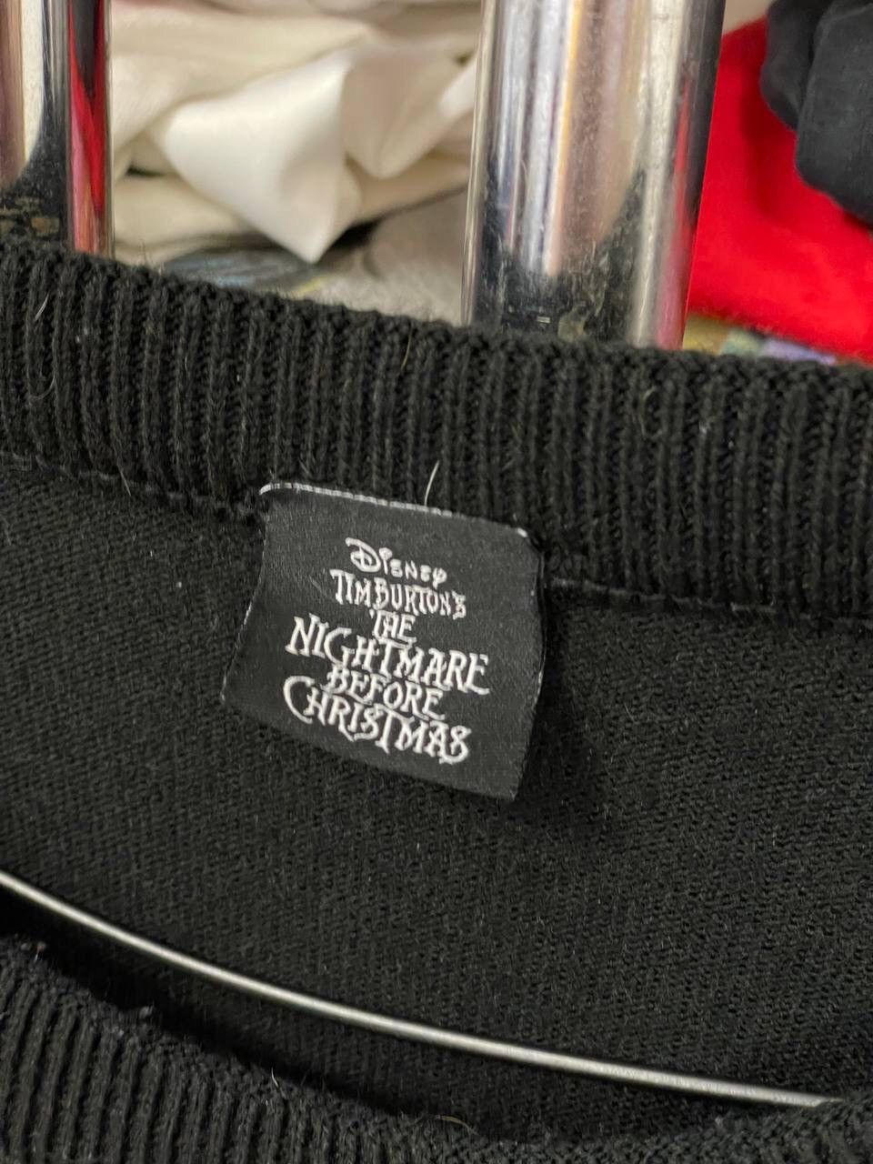 Disney × Vintage The Nightmare Before Christmas Tim Burtons Sweater Size US L / EU 52-54 / 3 - 7 Thumbnail