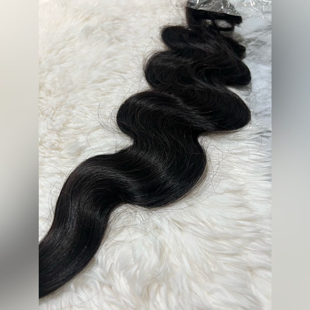 Other 28 In Black Human Hair Weft Body Wave Human Hair 100% Unpr Size ONE SIZE - 2 Thumbnail