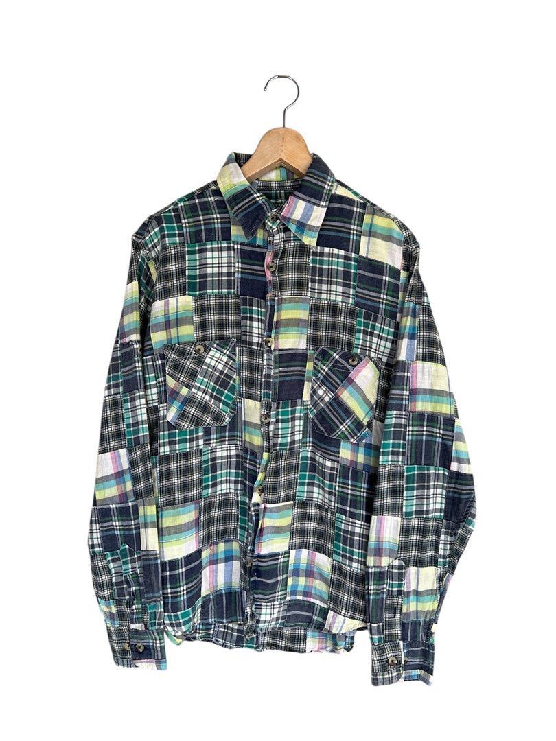 Japanese Brand Jungle Storm Patchwork Fashion Shirt Button Up Size US M / EU 48-50 / 2 - 1 Thumbnail
