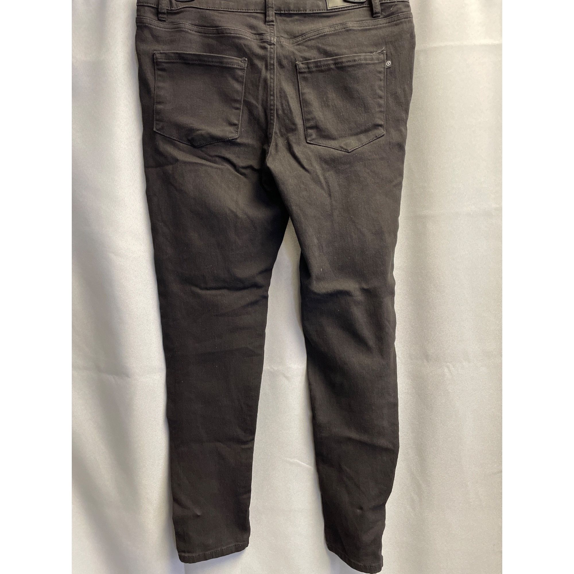 Other Tahari Women's Black Jeans Straight Leg Stretch Size 10/30 2 Size 32" / US 10 / IT 46 - 2 Thumbnail