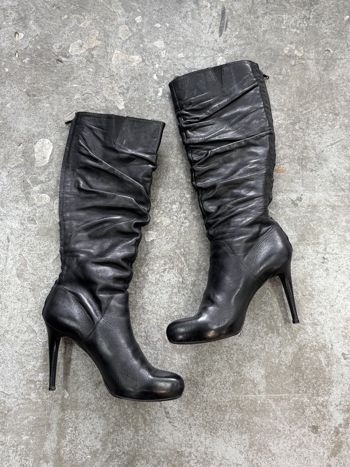 Vintage y2k Archive Real Leather Heels Vintage Size US 9 / IT 39 - 4 Thumbnail