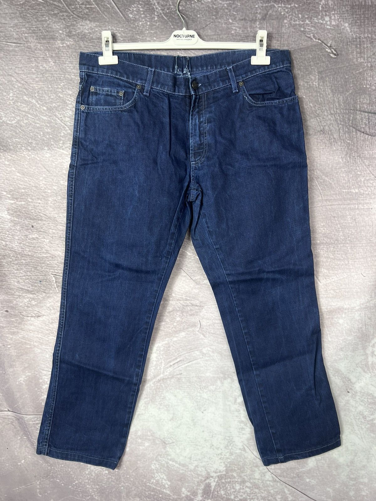 Salvatore Ferragamo Salvatore Ferragamo washed navy jeans Size US 34 / EU 50 - 1 Thumbnail