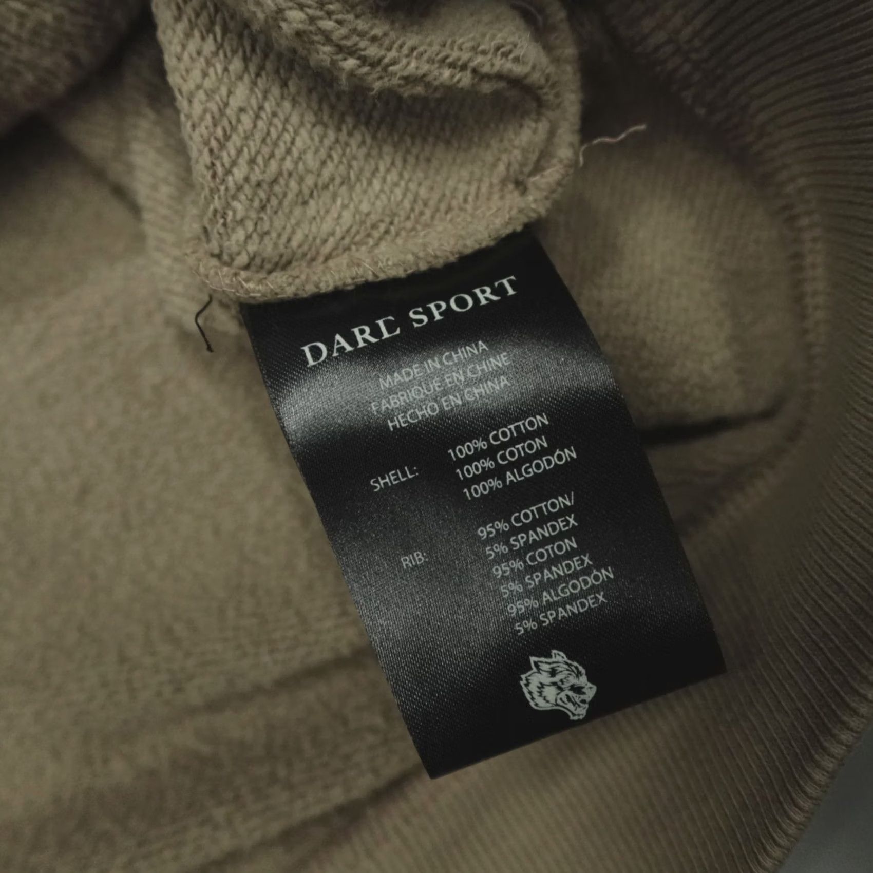 Darc Sport Darc Sport Hoodie Our Mark Pierce M Taupe Men Size M Logo Graphic Print Pullover Hooded Bodybuilding Sports Fall Winter Size US M / EU 48-50 / 2 - 6 Thumbnail