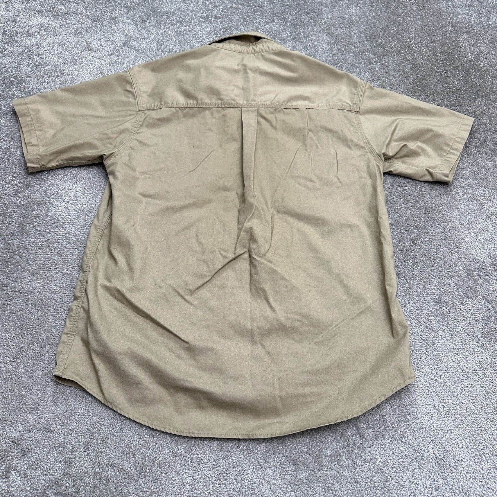 Carhartt VINTAGE Carhartt Button-Down Shirt Mens Large Brown Short Sleeve Cotton Casual Pocket Size US L / EU 52-54 / 3 - 2 Thumbnail