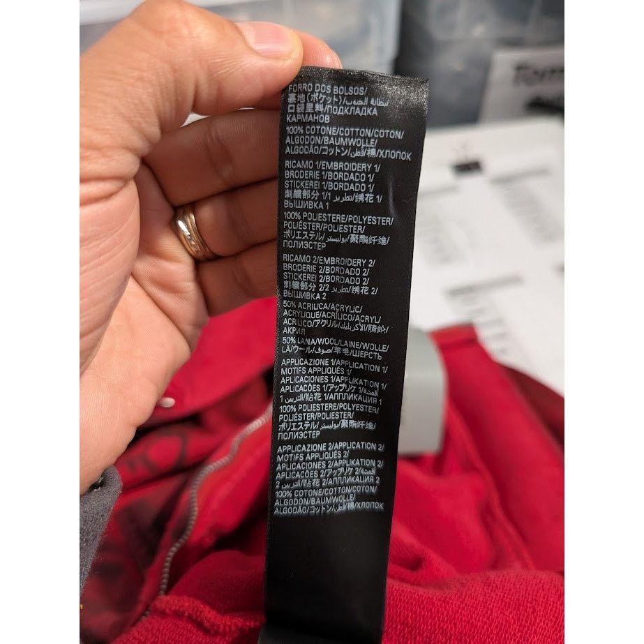 Balenciaga o1rshd1 Skater Zip Hoodie in Red Size US S / EU 44-46 / 1 - 19 Thumbnail