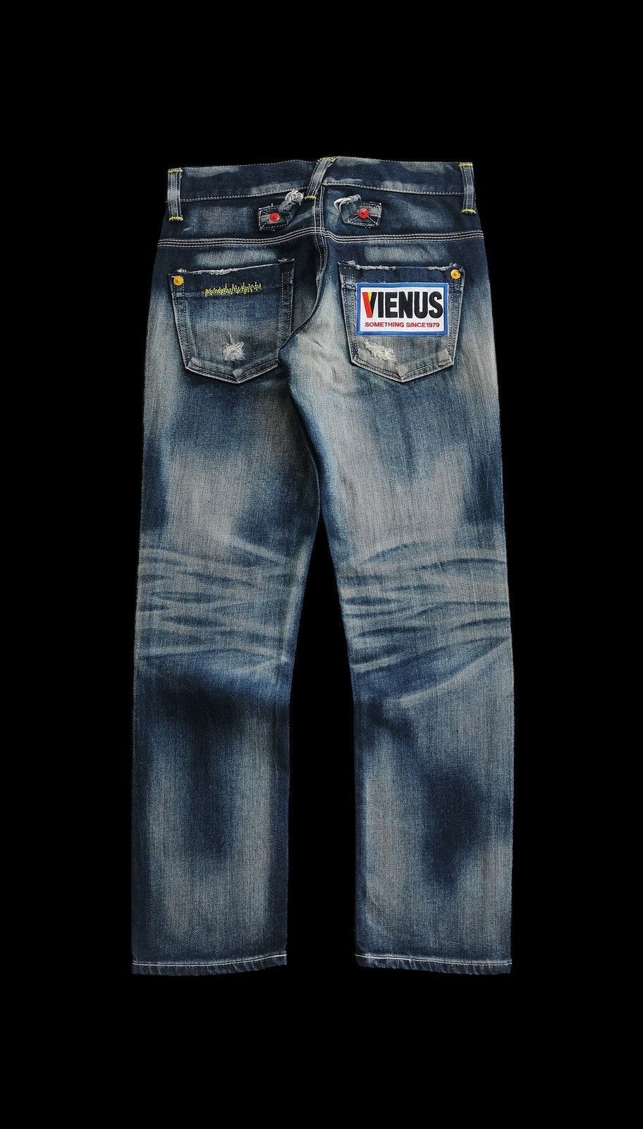 Tornado Mart Edwin vienus whiskering jeans Size 29" - 3 Thumbnail