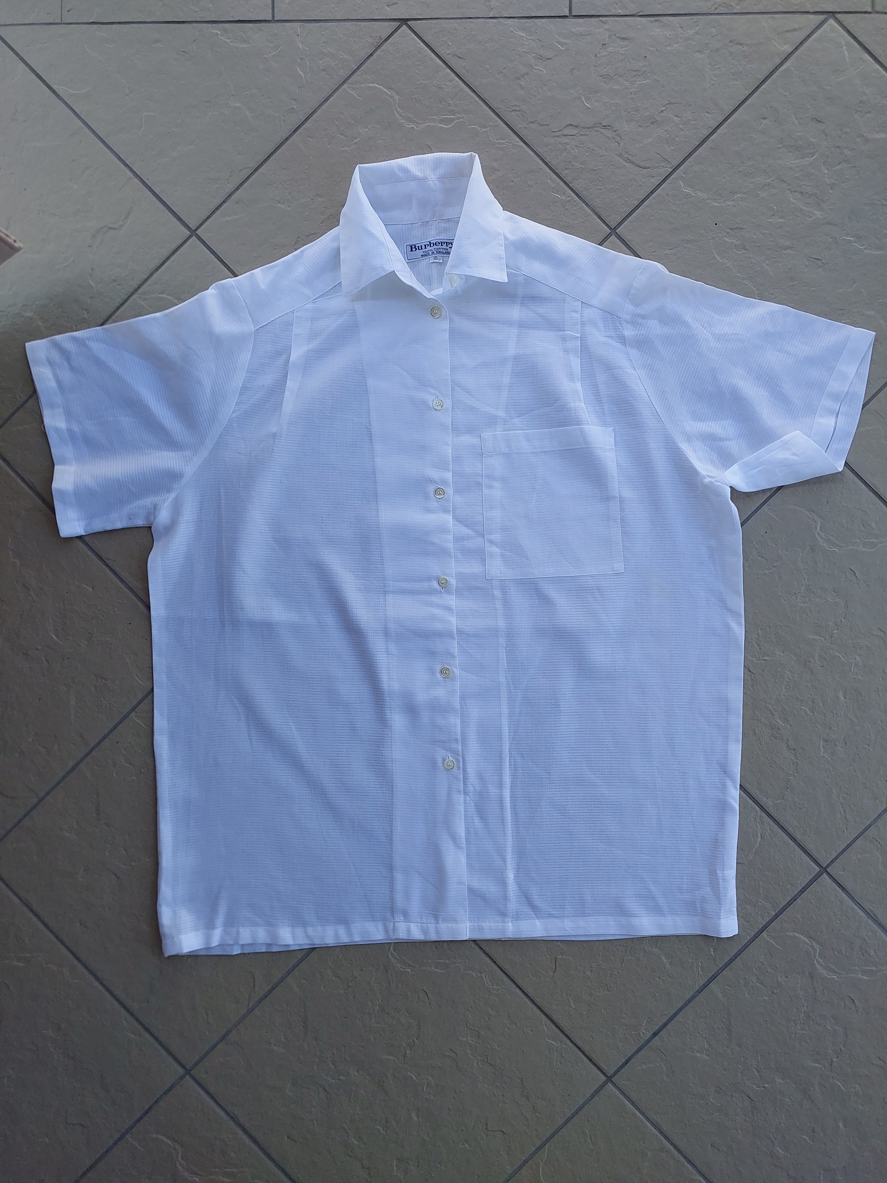 Burberry Burberrys Mens Shirt White Size L Size US L / EU 52-54 / 3 - 1 Thumbnail
