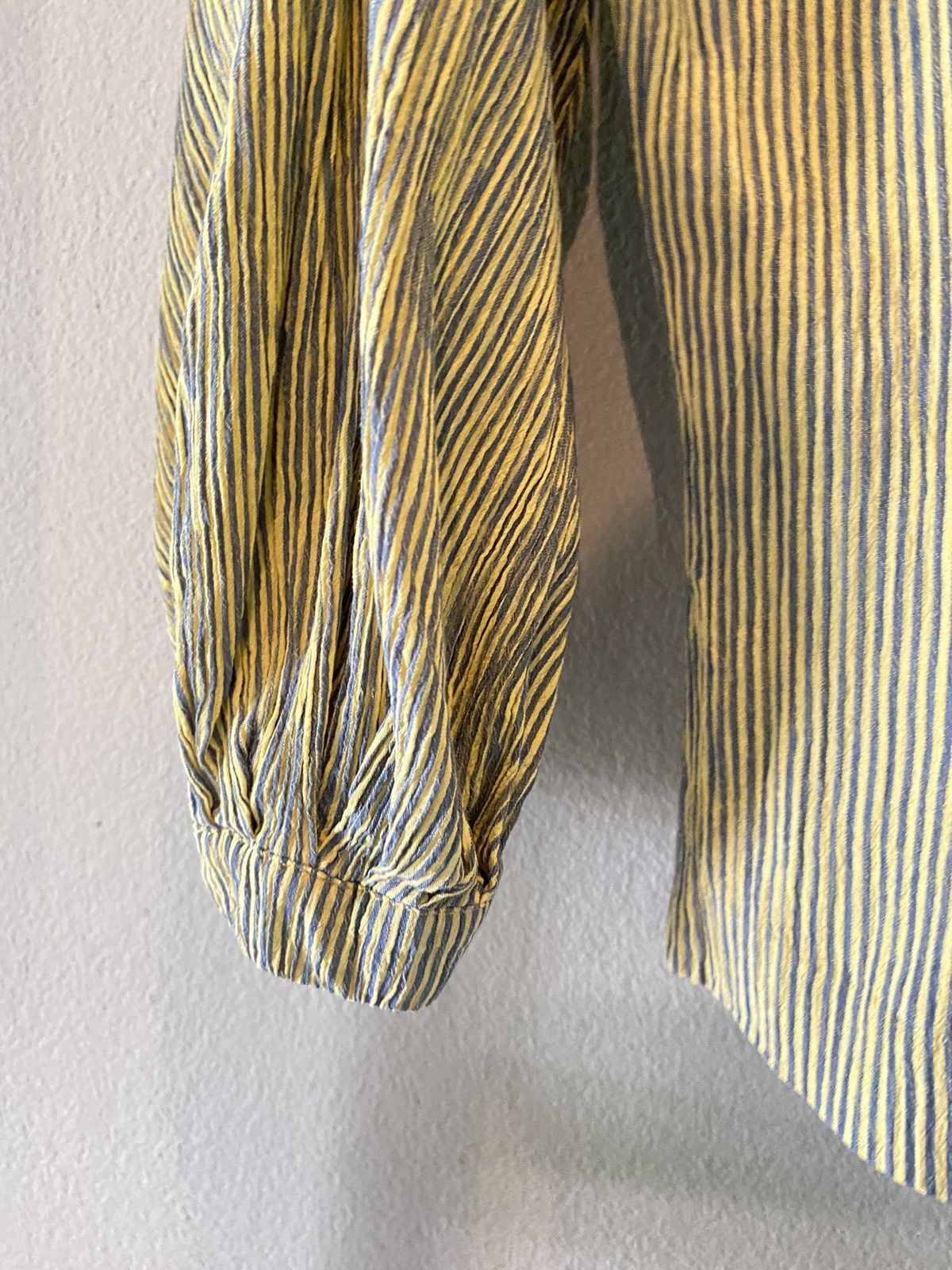 Christian Dior Monsieur Vintage Christian Dior CD Pinstripe Blouse Size L / US 10 / IT 46 - 12 Thumbnail