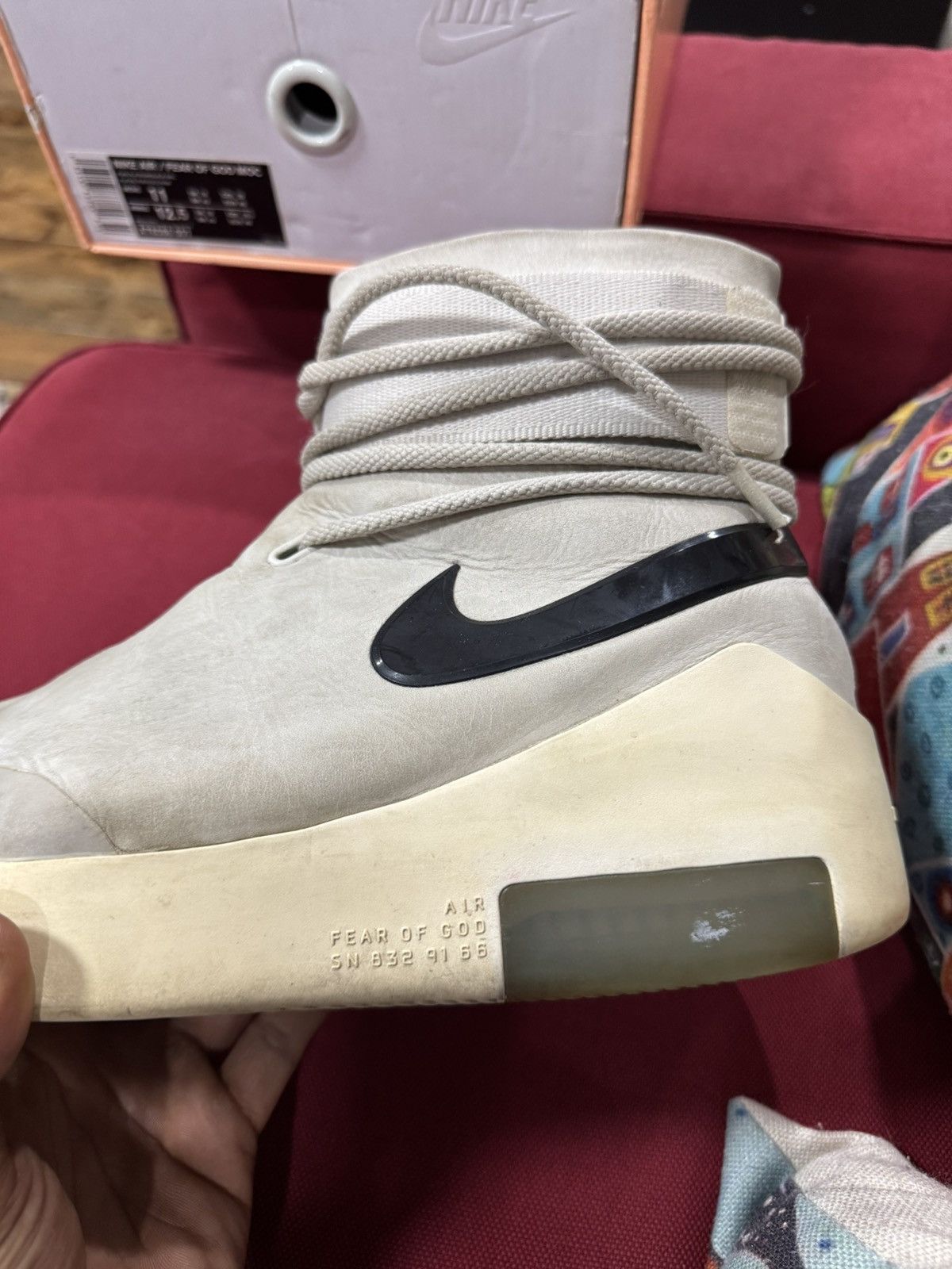 Fear of God × Nike Air Fear Of God SA 1 'Light Bone’ Size US 11 / EU 44 - 9 Thumbnail