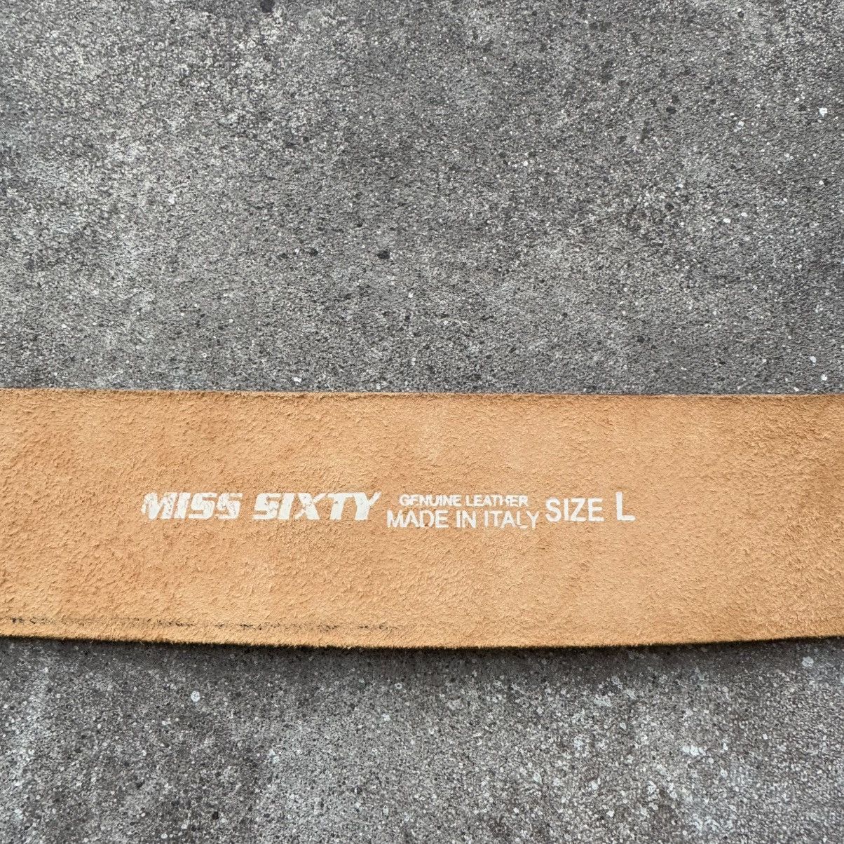 Miss Sixty × Vintage Miss Sixty Vintage Leather Belt Size ONE SIZE - 7 Thumbnail