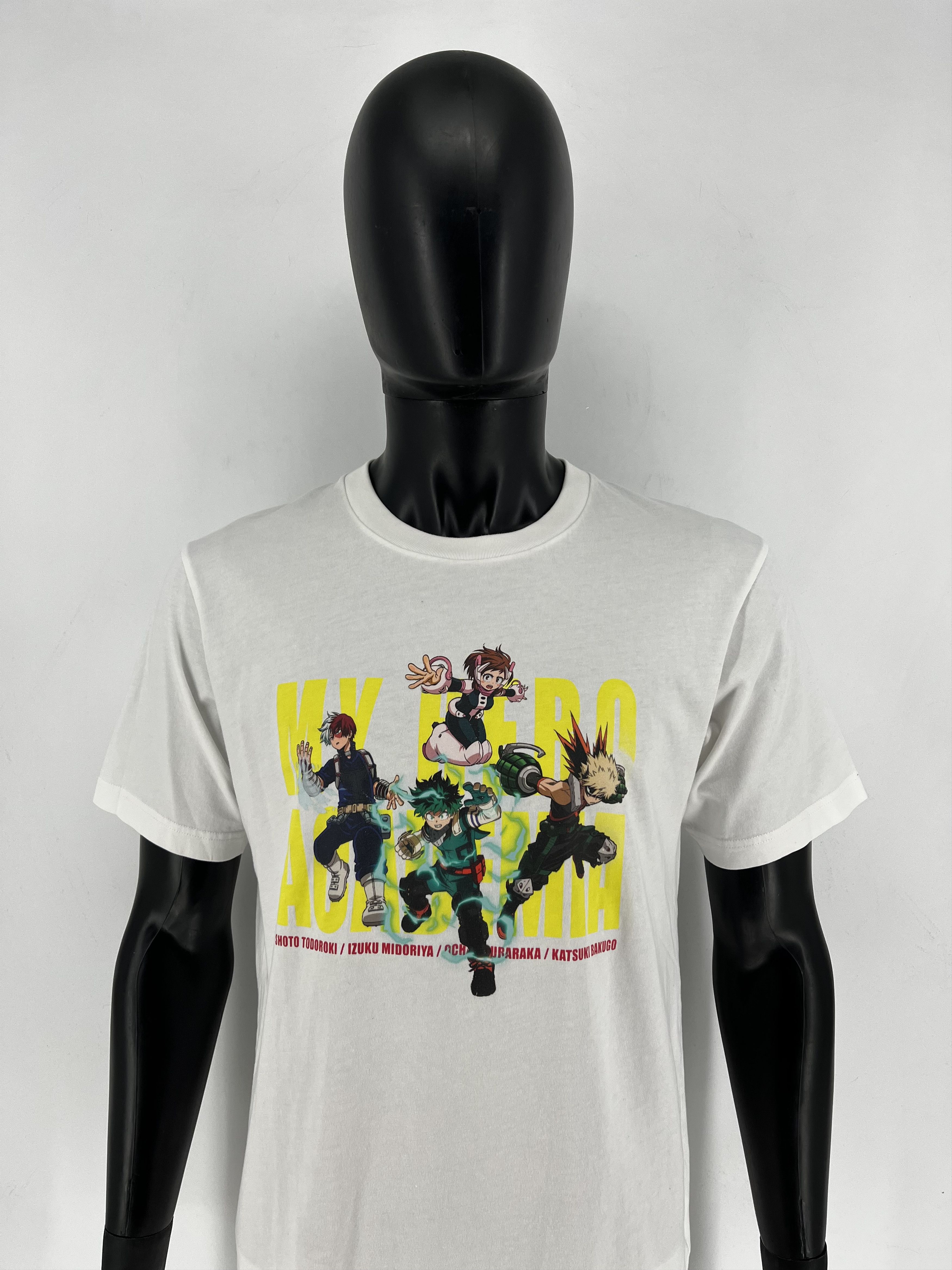 Uniqlo UT Uniqlo My Hero Academia Shirt Adult M White Deku Bakugo Size US M / EU 48-50 / 2 - 1 Thumbnail