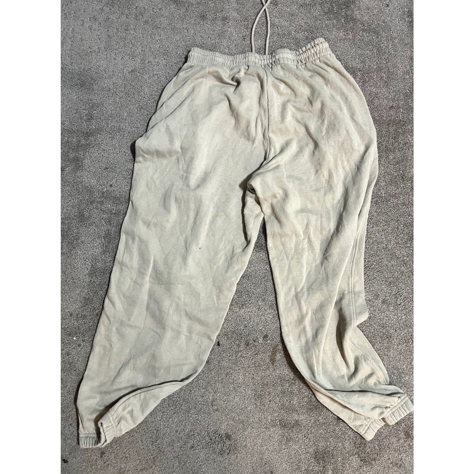 H&M H&M Sweatpants Womens Size Medium Beige Regular Fit Soft Lounge Comfy Casual Size 32" / US 10 / IT 46 - 3 Thumbnail
