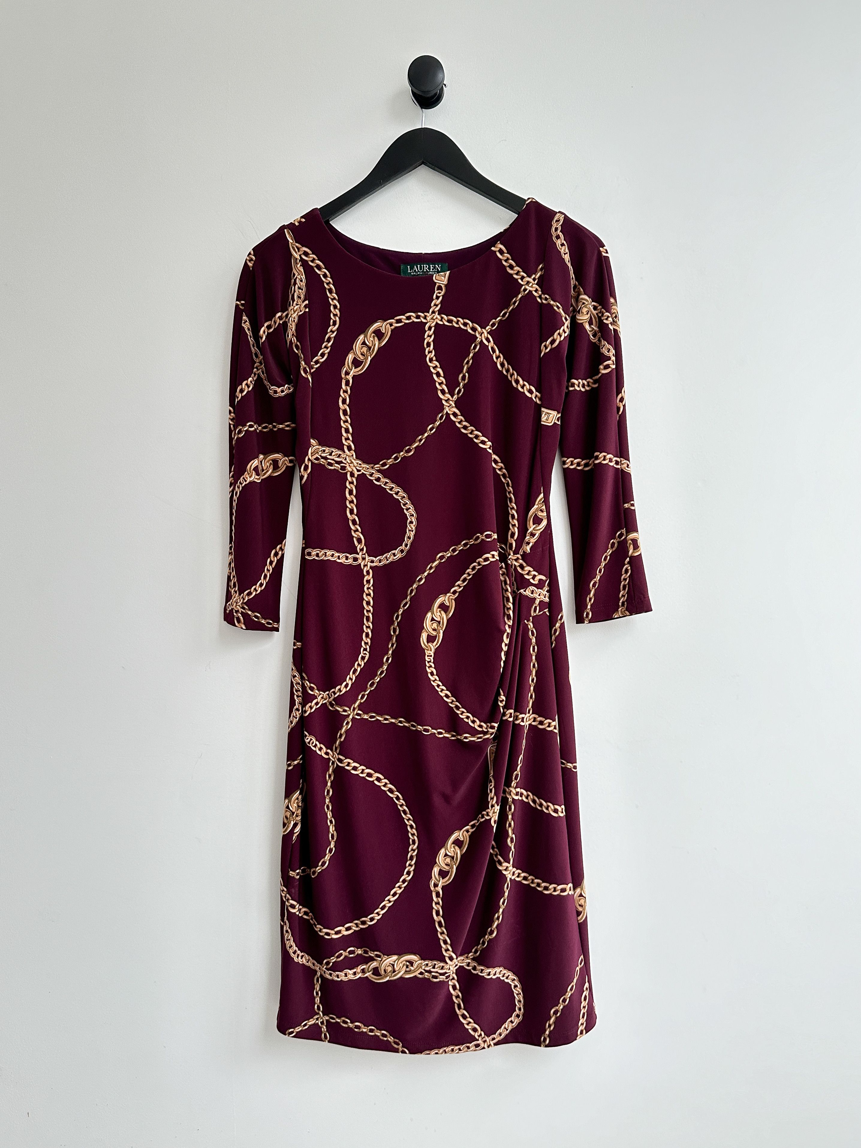 Ralph Lauren Midi 2024 chain print dress