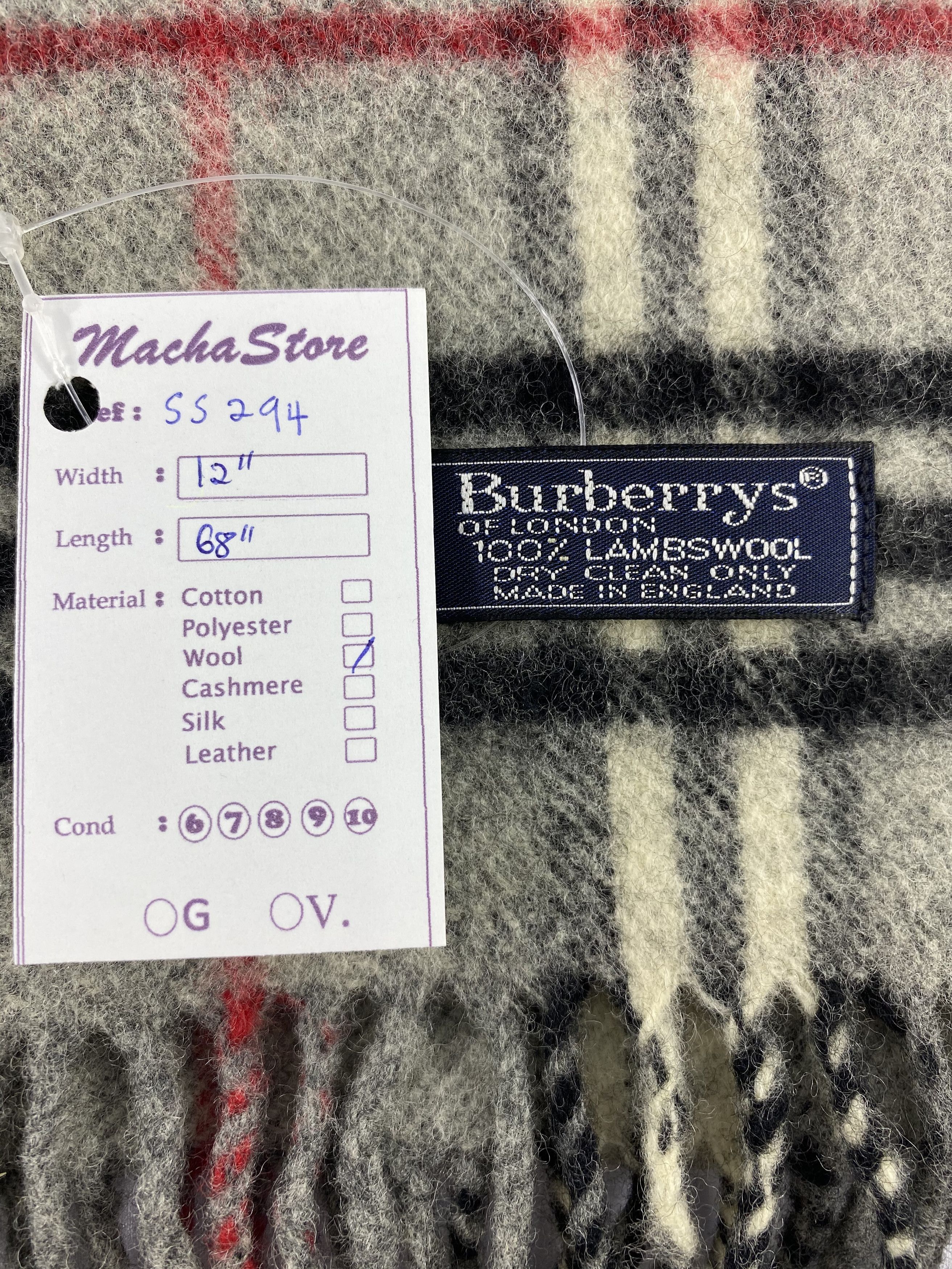 Burberry Vintage Burberry Scarf / Muffler / Neckwear Size ONE SIZE - 6 Thumbnail