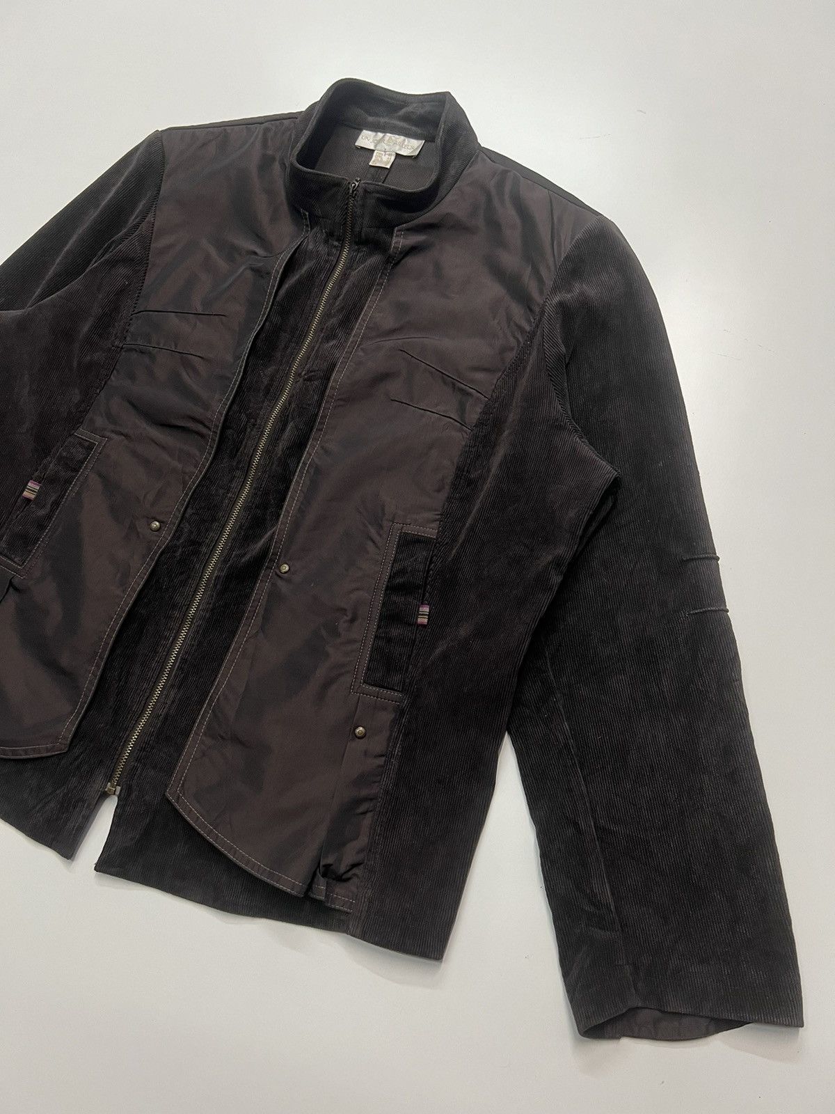 Japanese Brand 🔥UN JOUR AILLEURS CORDUROY JACKET Size L / US 10 / IT 46 - 4 Thumbnail