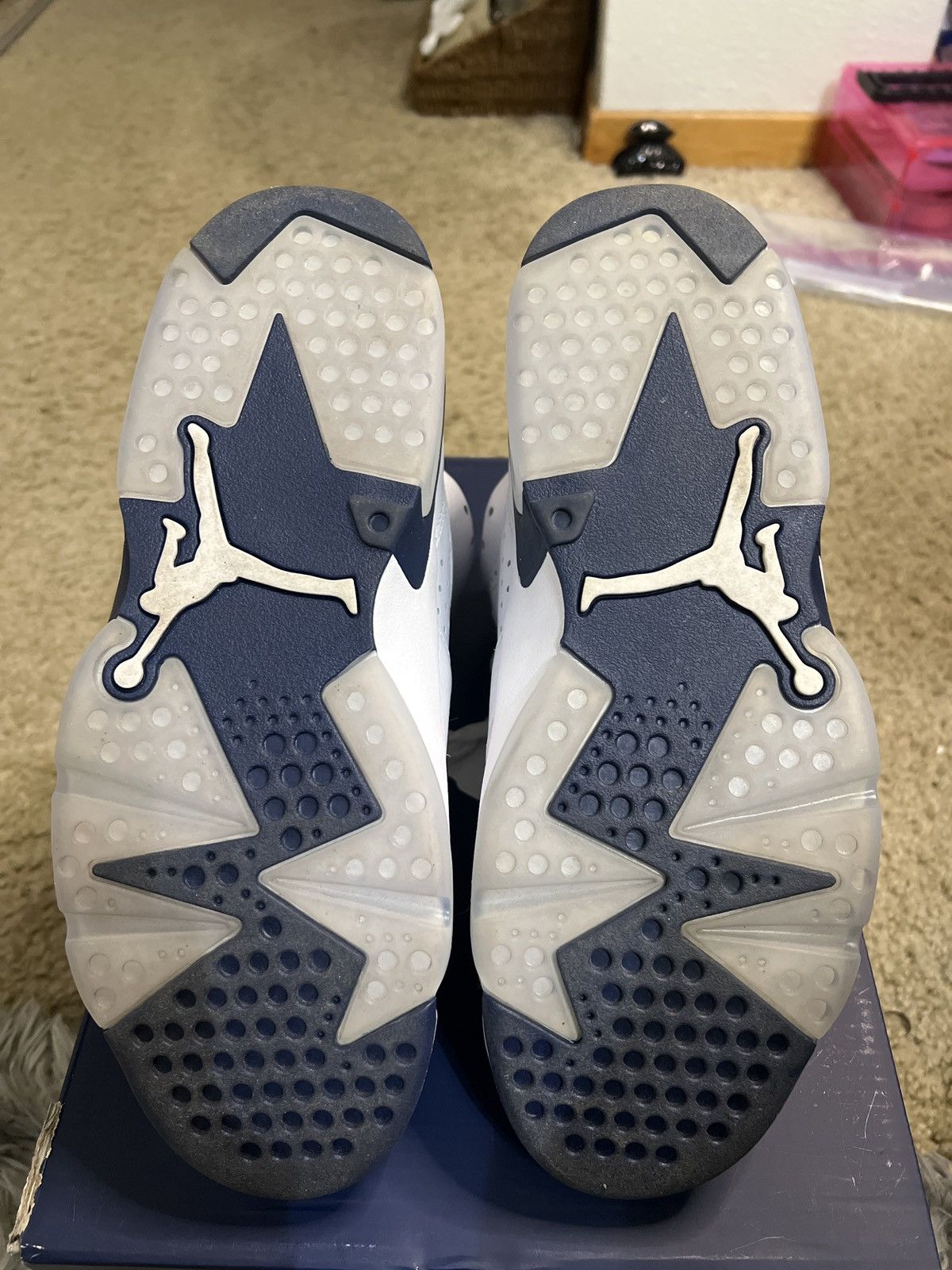 Jordan Brand × Nike Jordan 6 Midnight Navy Size US 8.5 / EU 41-42 - 4 Thumbnail