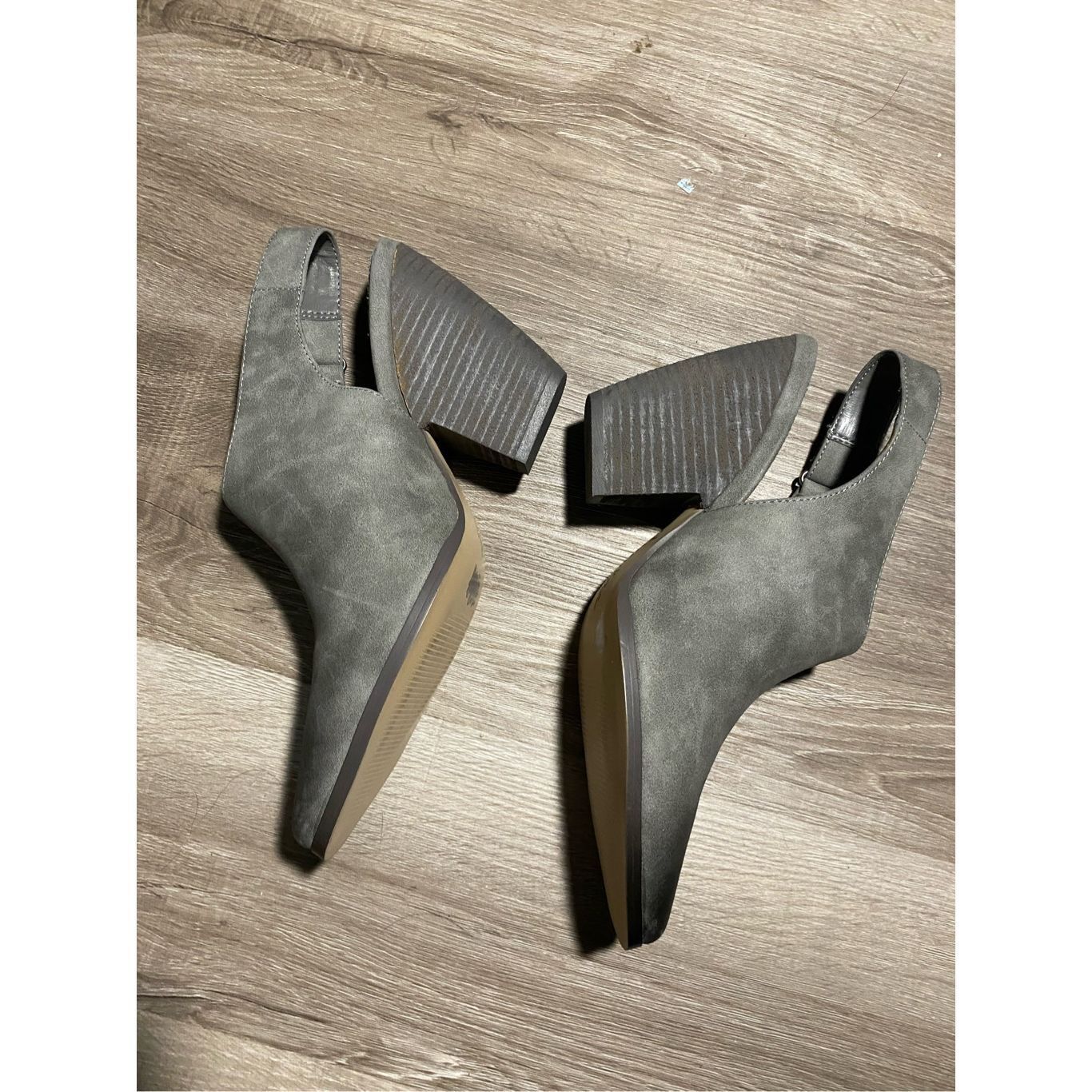 Other Charles by Charles David Slingback Booties Nirvana Slate Gre Size US 9.5 / IT 39.5 - 7 Thumbnail