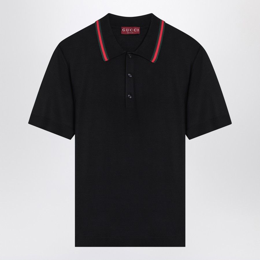 Gucci o1d2blof0325 Polo Shirt in Dark Blue Size US XL / EU 56 / 4 - 1 Thumbnail