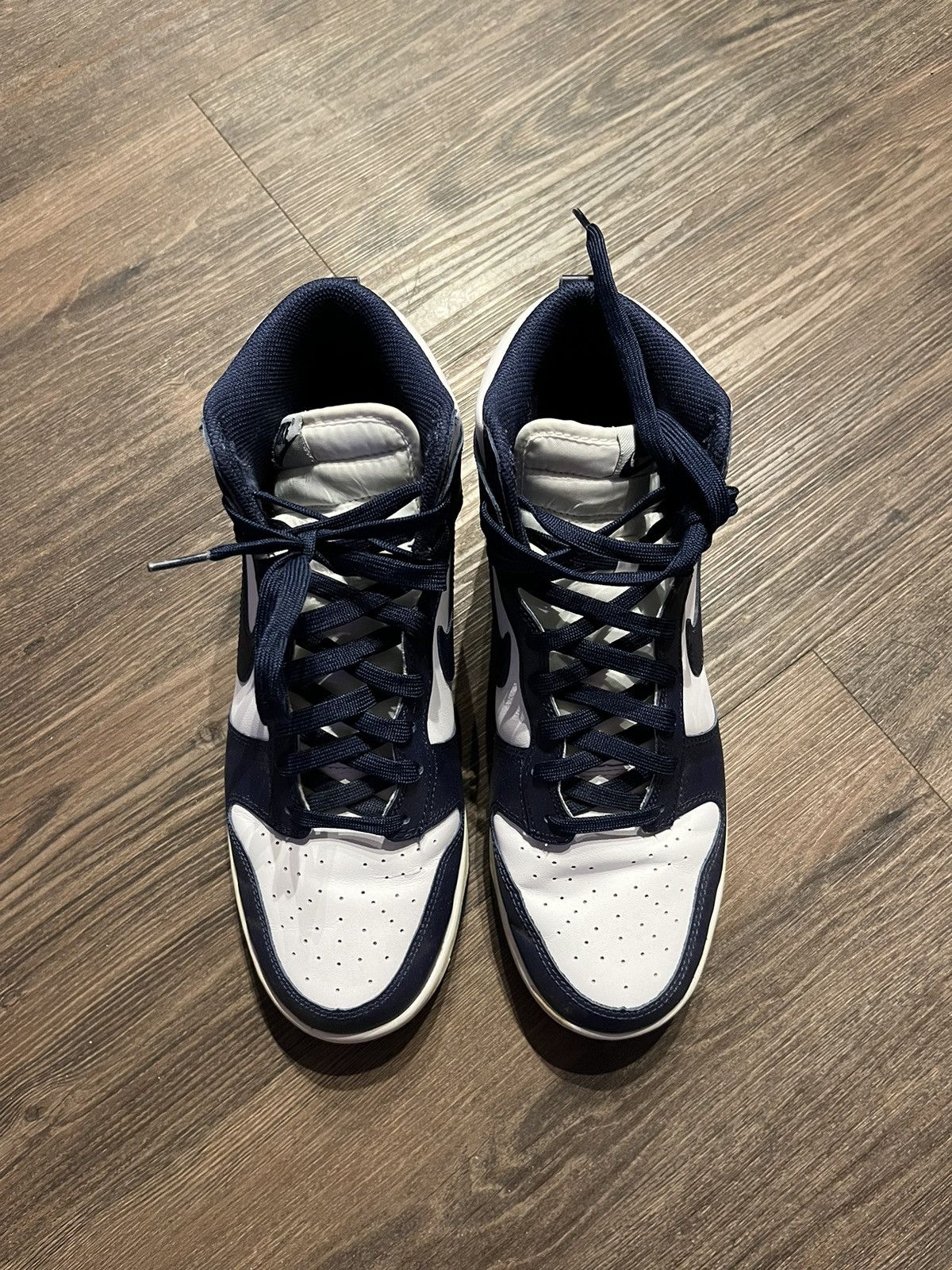 Nike Nike Dunk High Midnight Navy Size US 10 / EU 43 - 2 Thumbnail