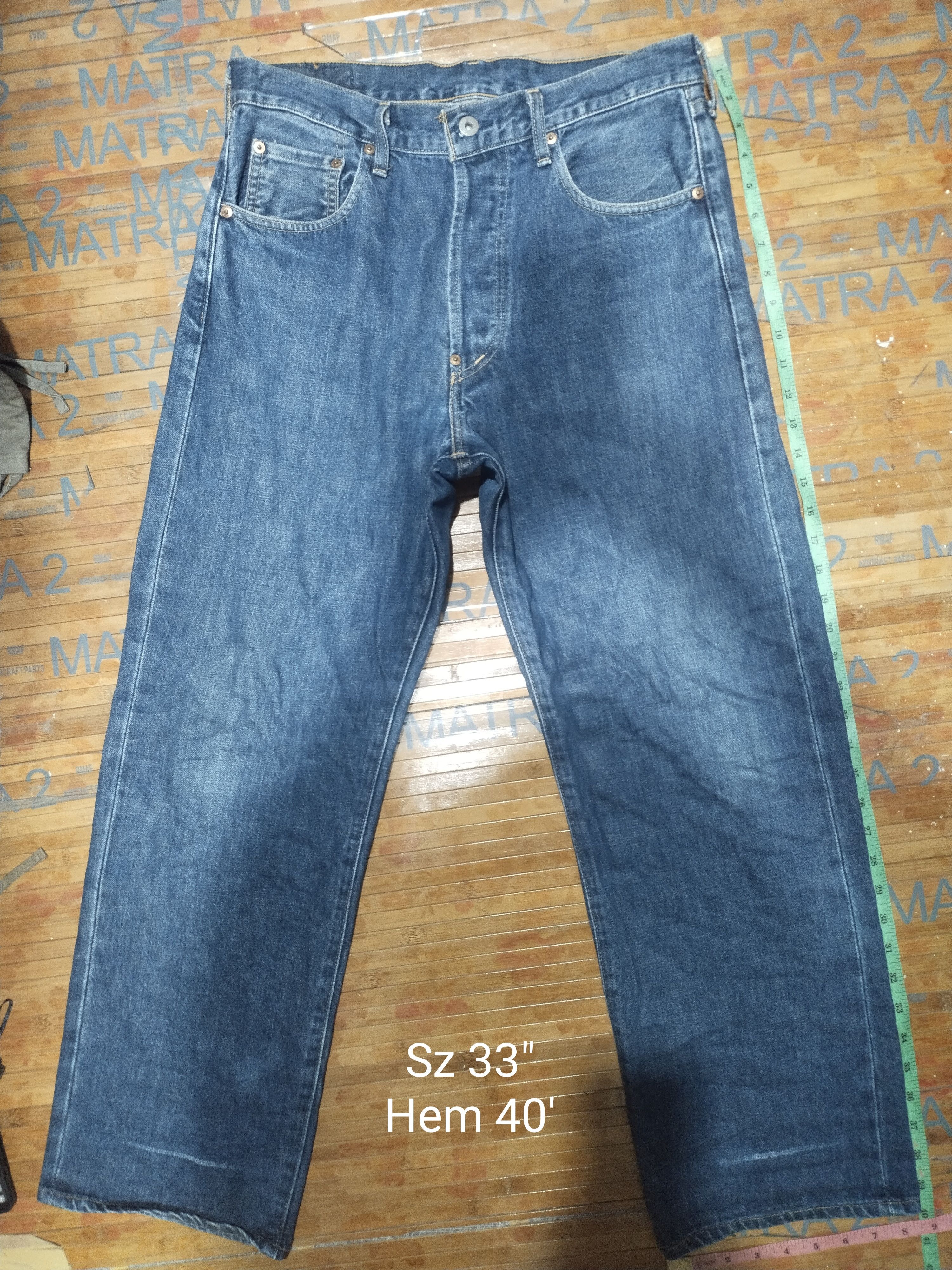 Vintage LEVIS 702 Big E "Japan" Sz 33"32" Size US 33 - 1 Thumbnail