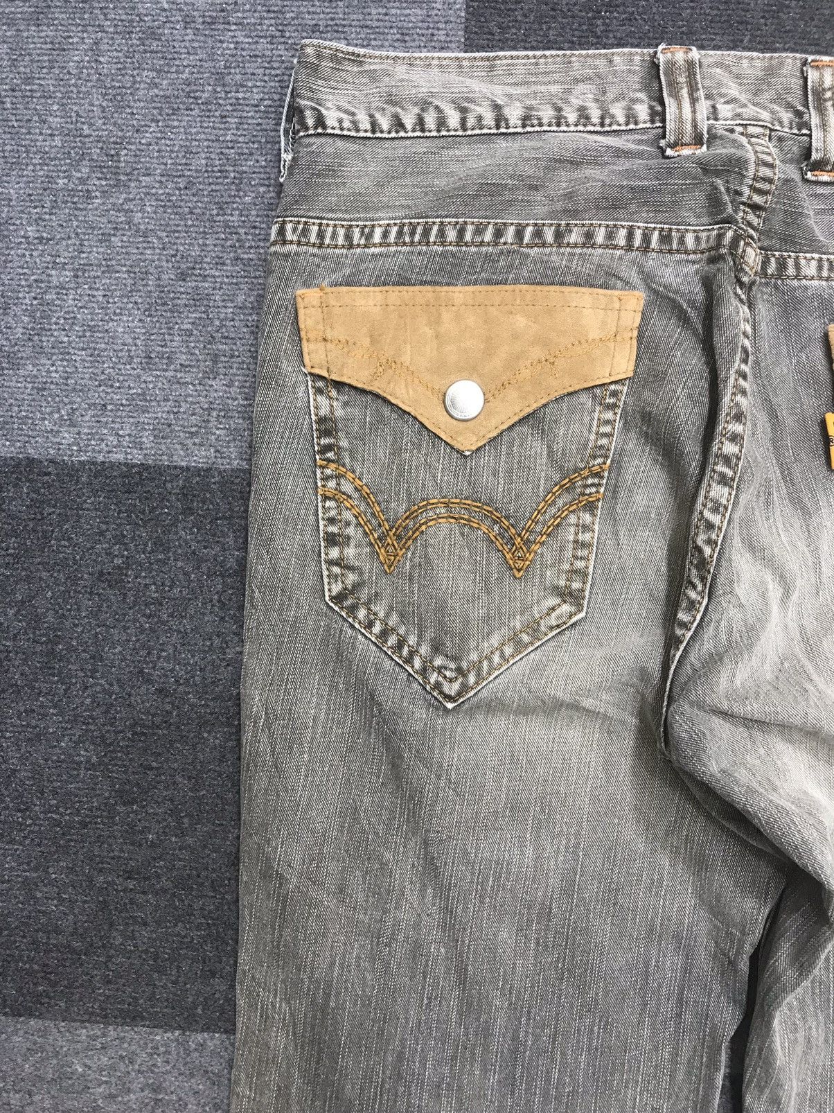 Edwin 💥FLARE💥EDWIN NAVAJO BLACK WASH SICK FADES WIDE DENIM F251 Size US 36 / EU 52 - 13 Thumbnail