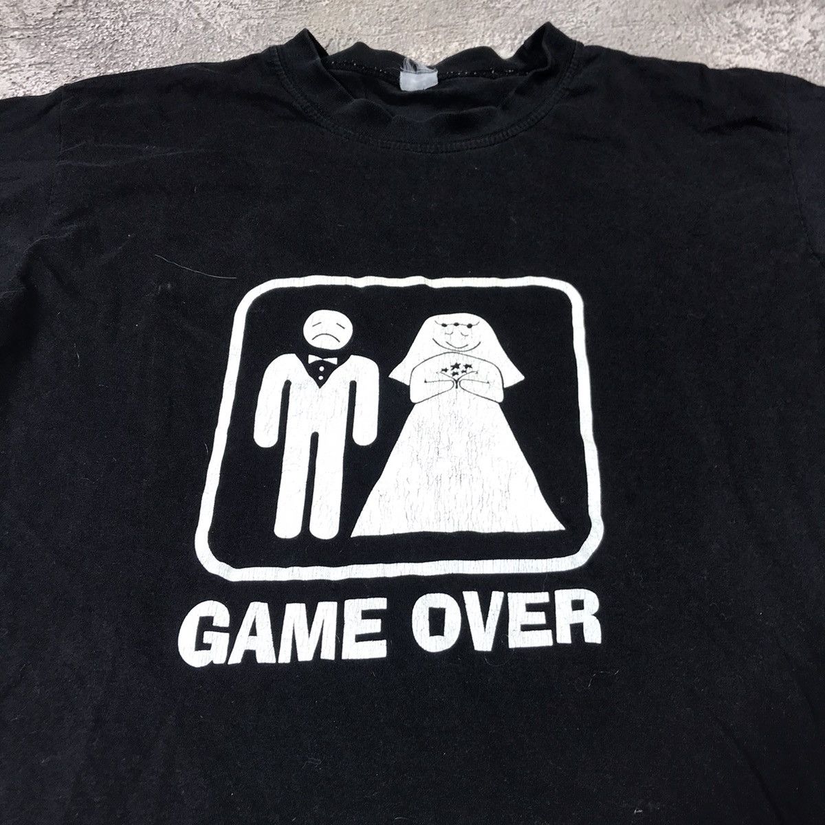 Vintage Vintage Y2K Graphic Tee Game Over Funny Slogan Streetwear M Size US M / EU 48-50 / 2 - 3 Thumbnail