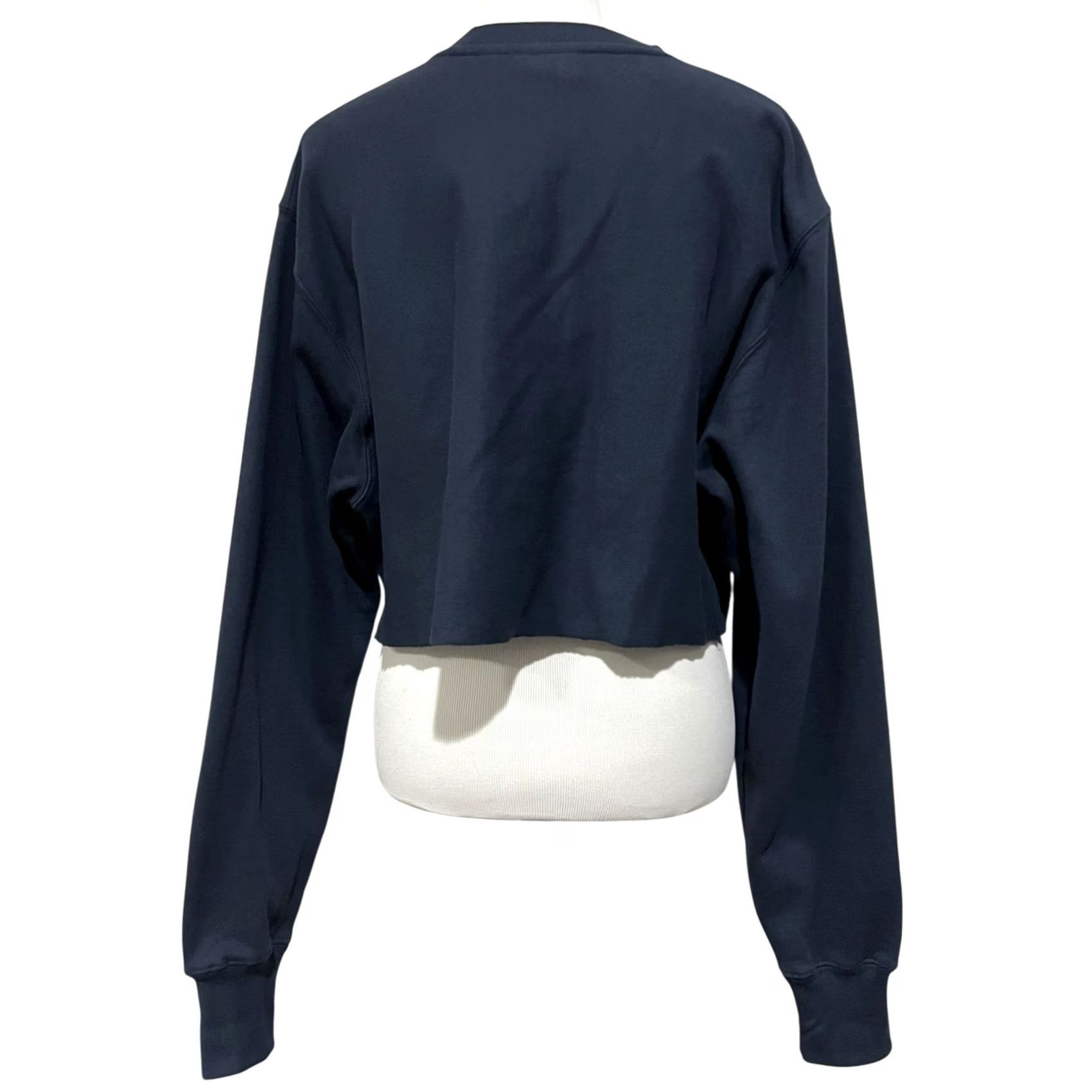 Champion Vail Colorado Champion Sweatshirt Crew Neck Cropped Reverse Weave Navy Blue Sz M Women Pullover Casual Sports Ski Size M / US 6-8 / IT 42-44 - 5 Thumbnail
