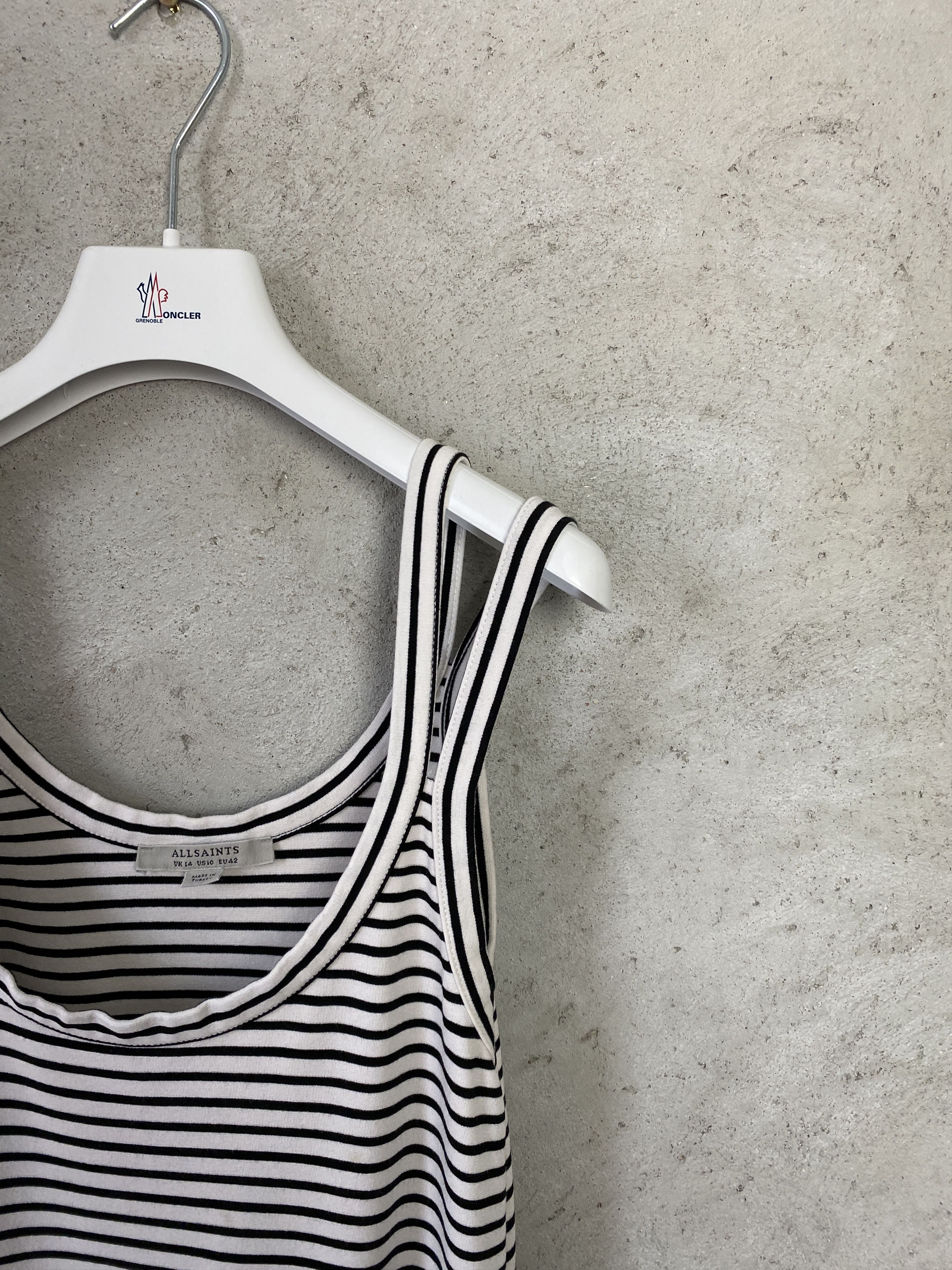Allsaints Allsaints Hatti SL Stripe dress cotton midi buttons Size M / US 6-8 / IT 42-44 - 2 Thumbnail