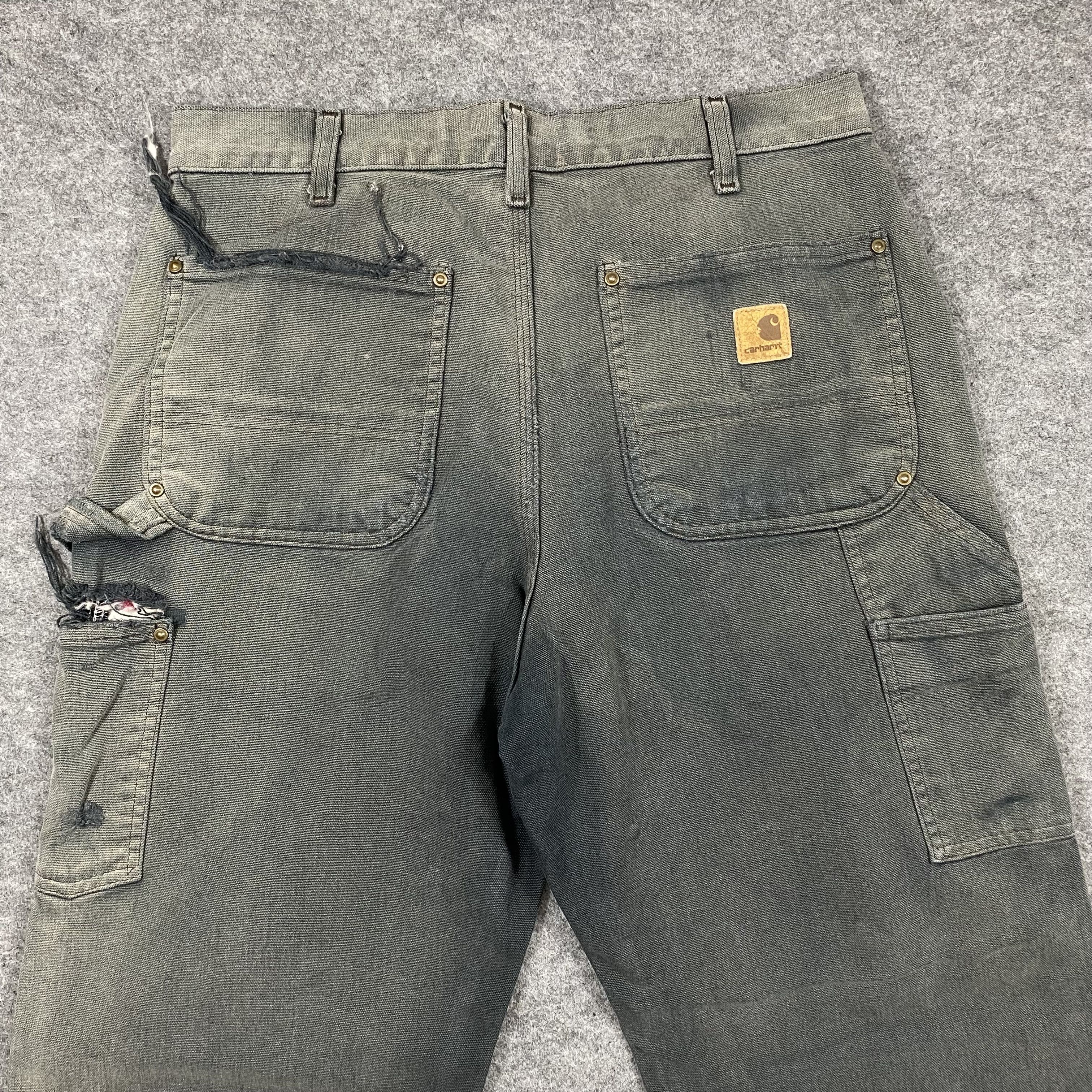 Carhartt Vintage distressed Carhartt double knee-CP343 Size US 31 - 4 Thumbnail