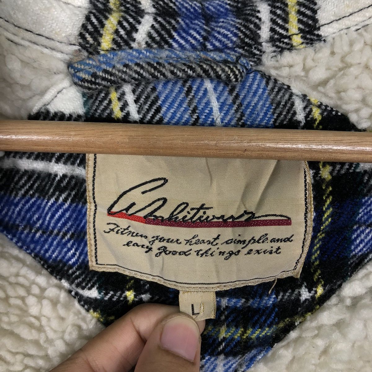 Flannel 🔥Tartan Design Check Flannel Jacket Japan Made Size US L / EU 52-54 / 3 - 13 Thumbnail