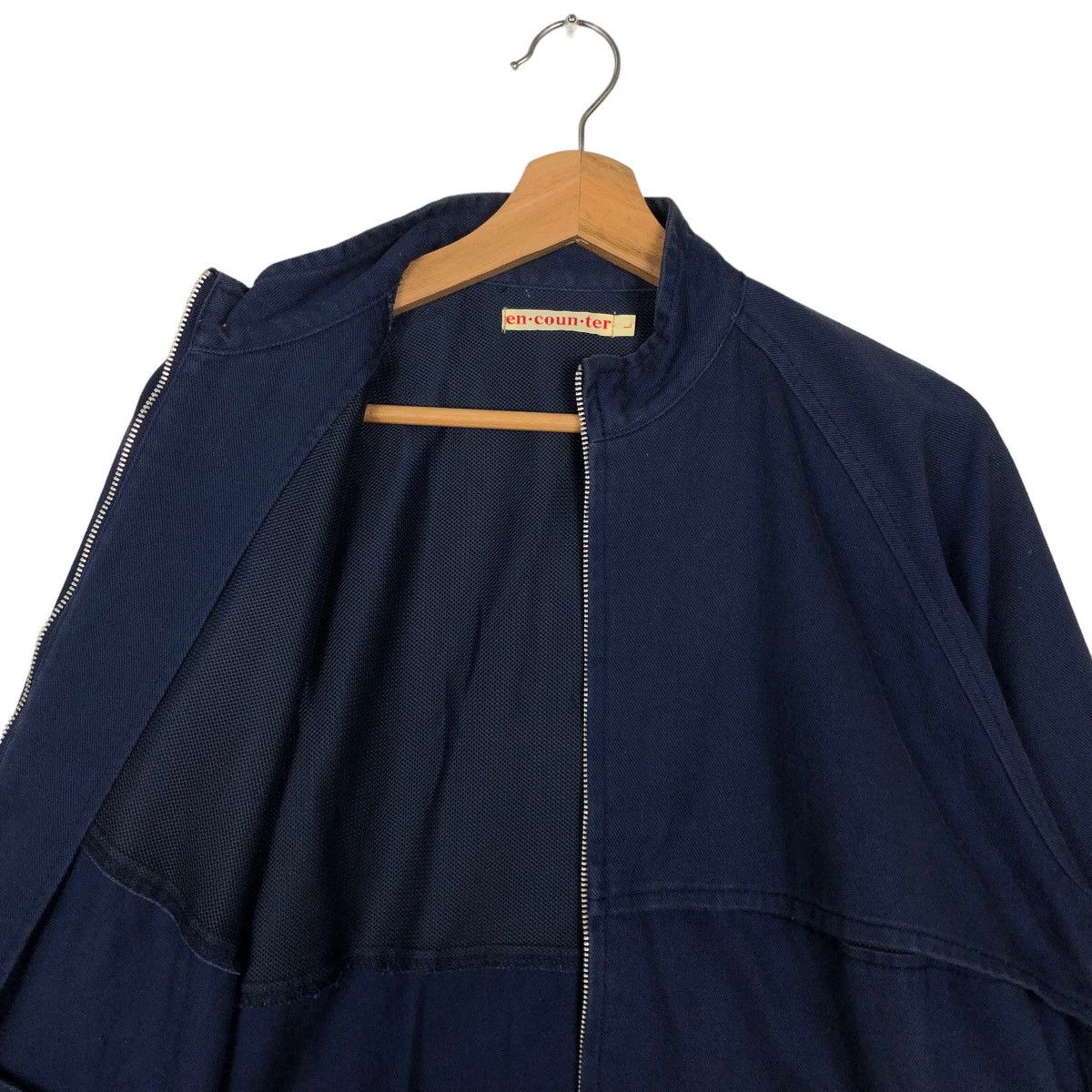 Japanese Brand 🔥90’s Bomber Jacket En.Coun.Ter Japan Issey Miyake Size US L / EU 52-54 / 3 - 9 Thumbnail