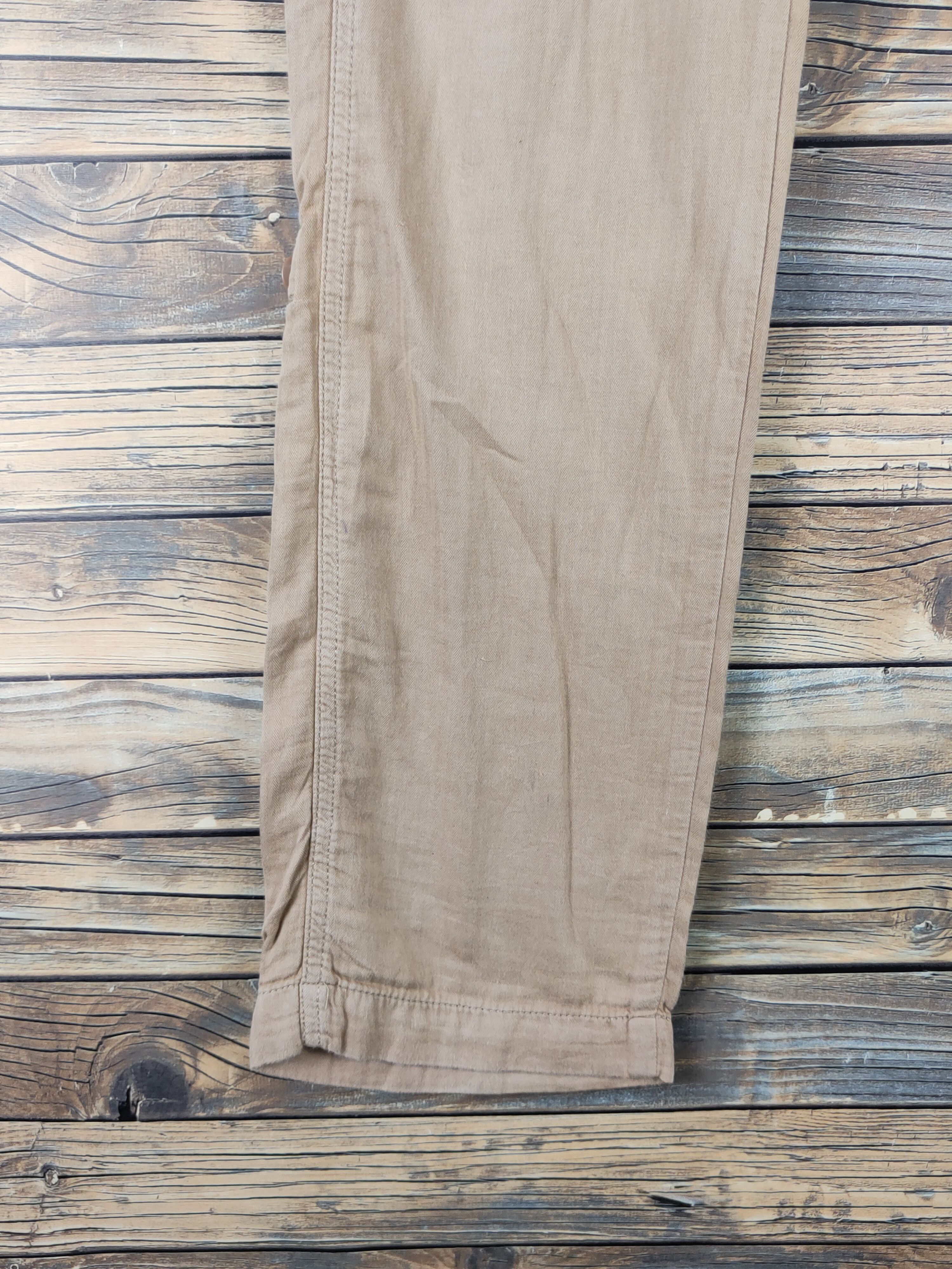 Japanese Brand Lee Brown Multipocket Tactical Cargo Pants #W1423 Size US 29 - 4 Thumbnail