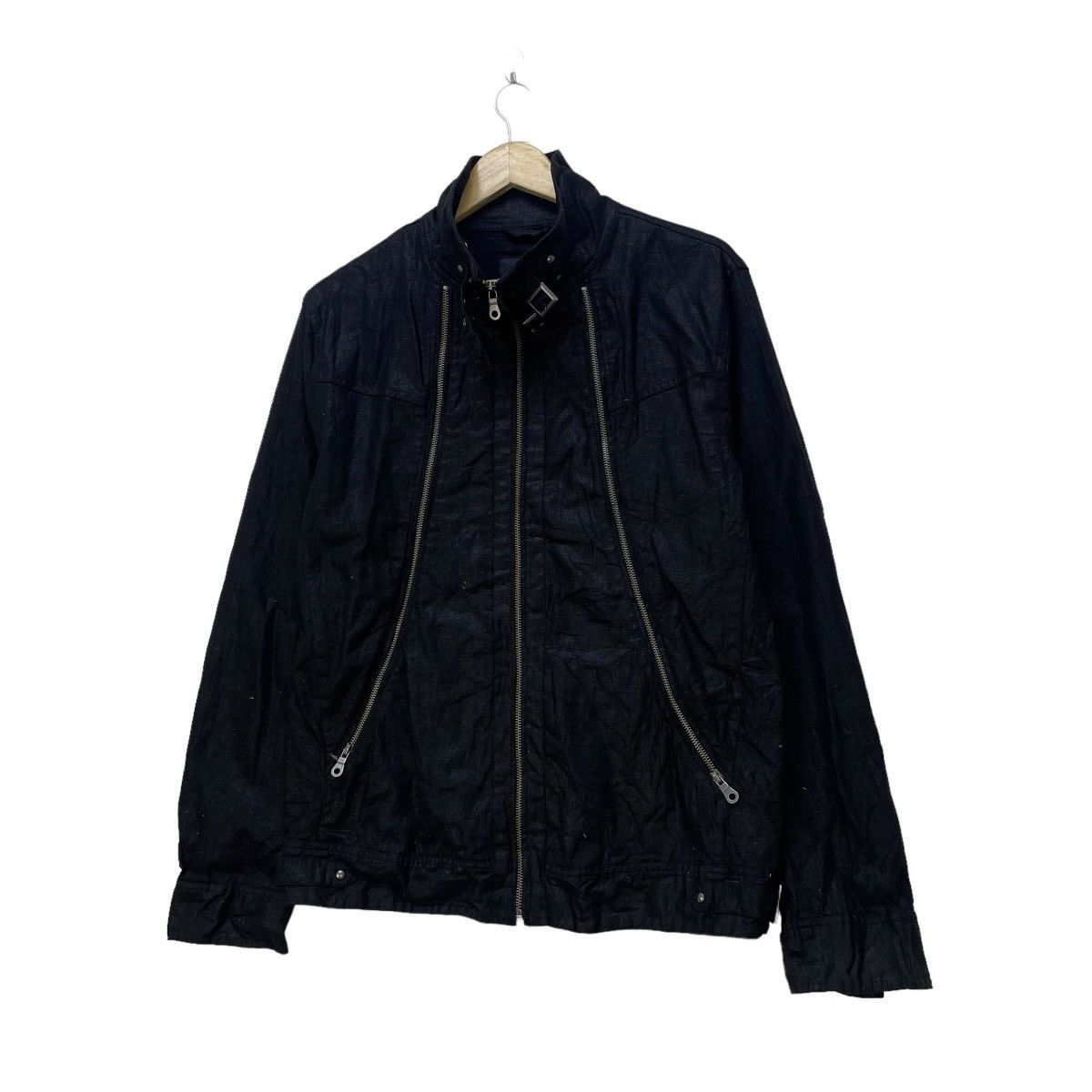 Mossimo 💥Japanese Brand Mossimo Asymmetrical Long ZIP Jacket Size US M / EU 48-50 / 2 - 1 Thumbnail