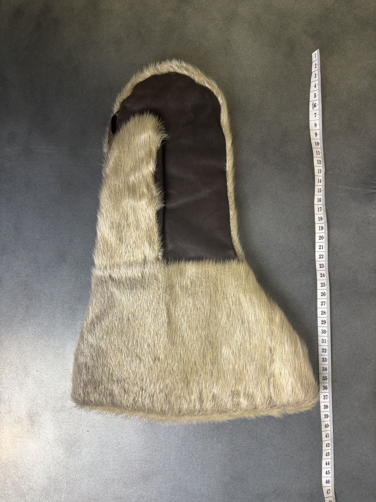 Leather × Vintage Vintage Sealskin Gauntlets Antique Seal Fur Mittens Gloves Size ONE SIZE - 7 Thumbnail