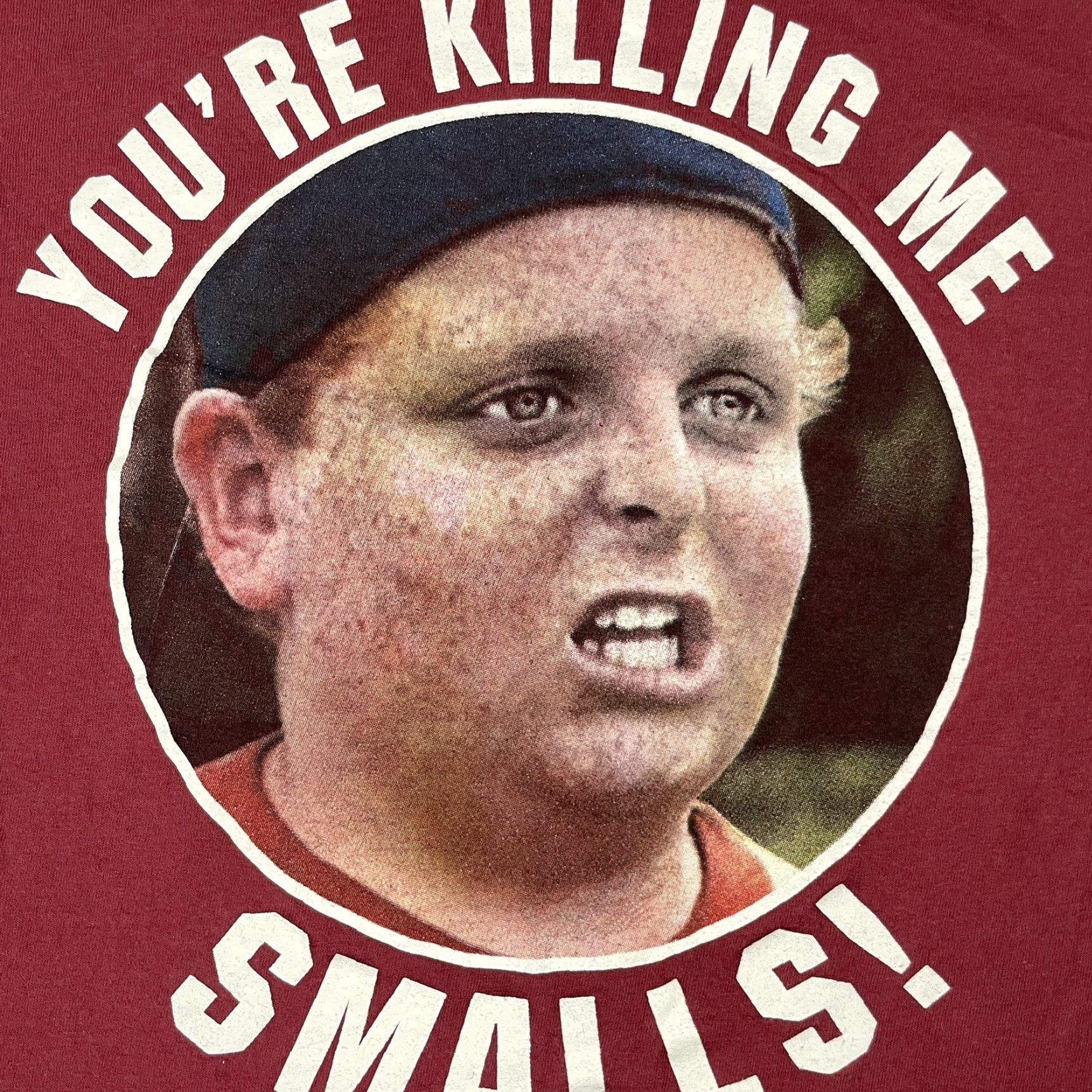 Vintage VINTAGE Sandlot Tshirt Men’s XL Red Burgundy Movie Quote You’re Killing Me Smalls Adult Shirt graphic Print Crew Neck Short Sleeve Nike Size US XL / EU 56 / 4 - 6 Thumbnail