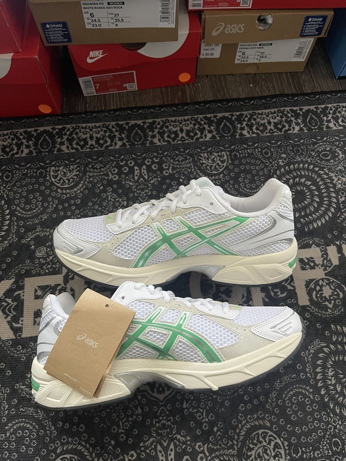 Asics Asics Gel 1130 ‘Green Malachite’ Size US 8 / EU 41 - 3 Thumbnail