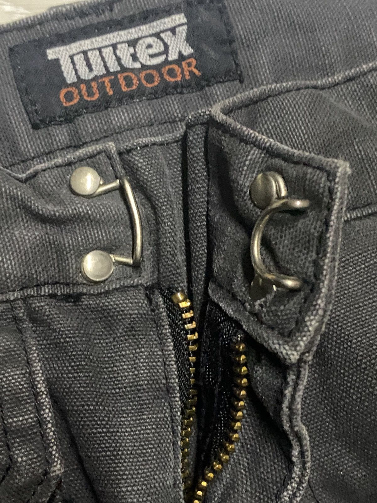 Tultex Vintage Tultex Outdoor Buckle Distressed Denim Enough Baggy Size US 28 / EU 44 - 9 Thumbnail