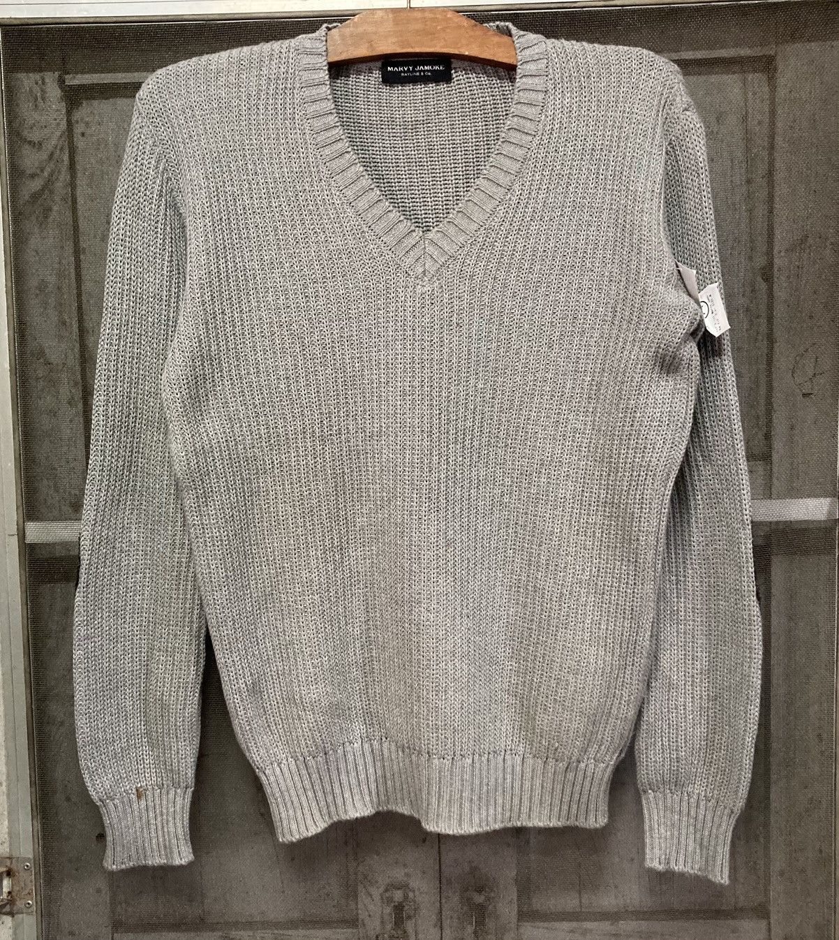 Designer × Vintage Vintage Marvy Jamoke Long Sleeve Wool Tshirt Size US M / EU 48-50 / 2 - 1 Thumbnail
