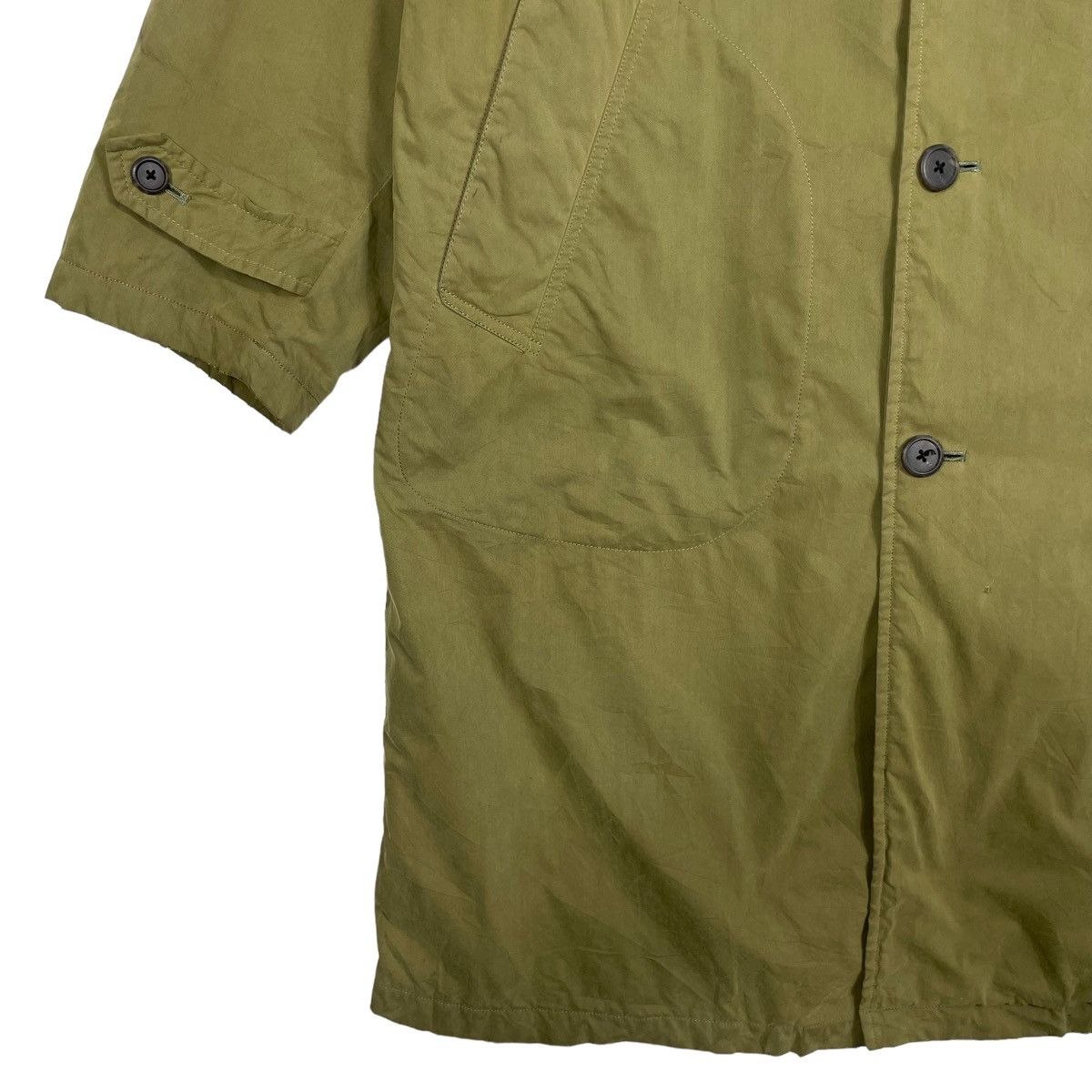 Japanese Brand × Vintage 💥 60s DOVER GREY ARMY GREEN LONG JACKET Size US L / EU 52-54 / 3 - 4 Thumbnail
