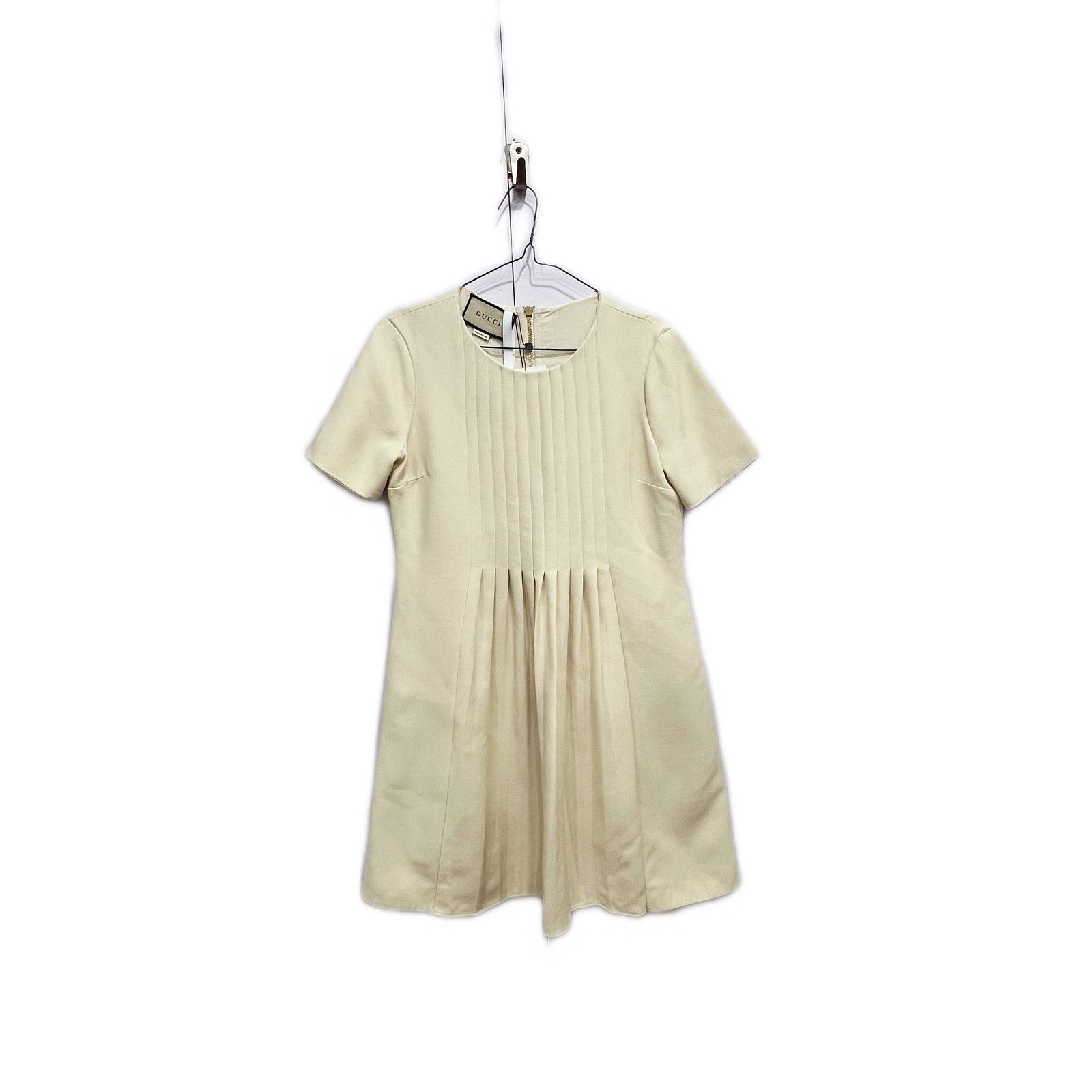 Gucci Gucci Pleated Silk Wool Mini Dress Size 36 Size XS / US 0-2 / IT 36-38 - 1 Thumbnail