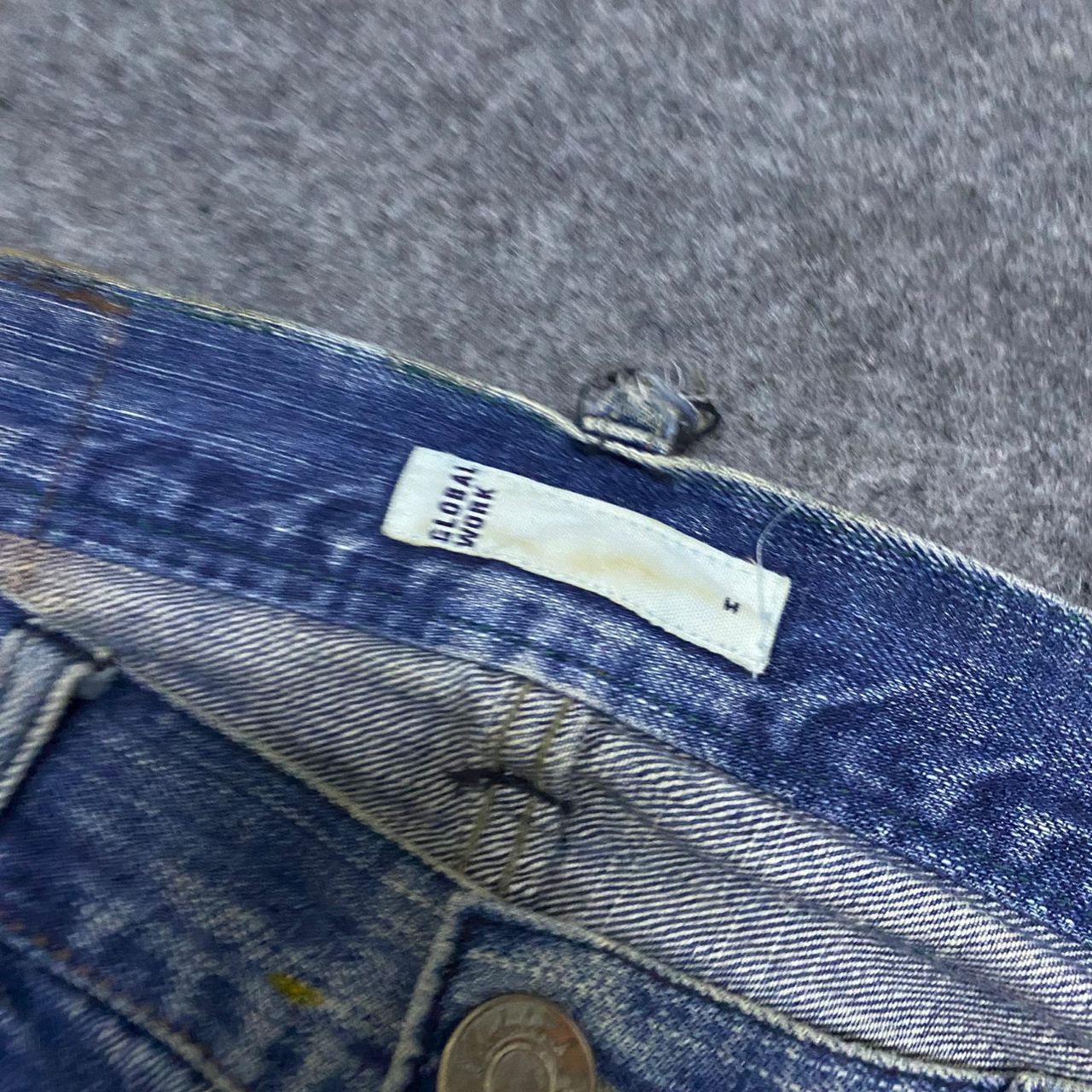 If Six Was Nine 💥Best Offer💥Vintage Global Work Splash Colour Denim Size US 32 / EU 48 - 11 Thumbnail