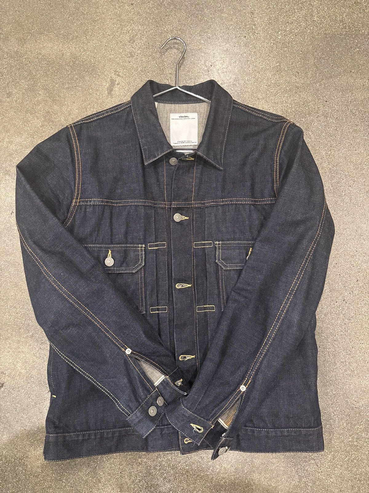 Visvim 101 Denim Jacket Damaged Indigo Wash | Grailed
