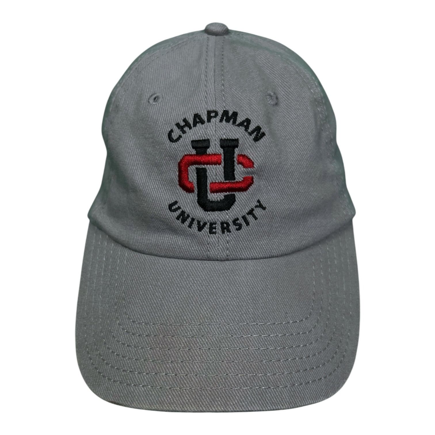 Gildan Chapman University Orange, California Gray Logo Strapback Size ONE SIZE - 1 Thumbnail